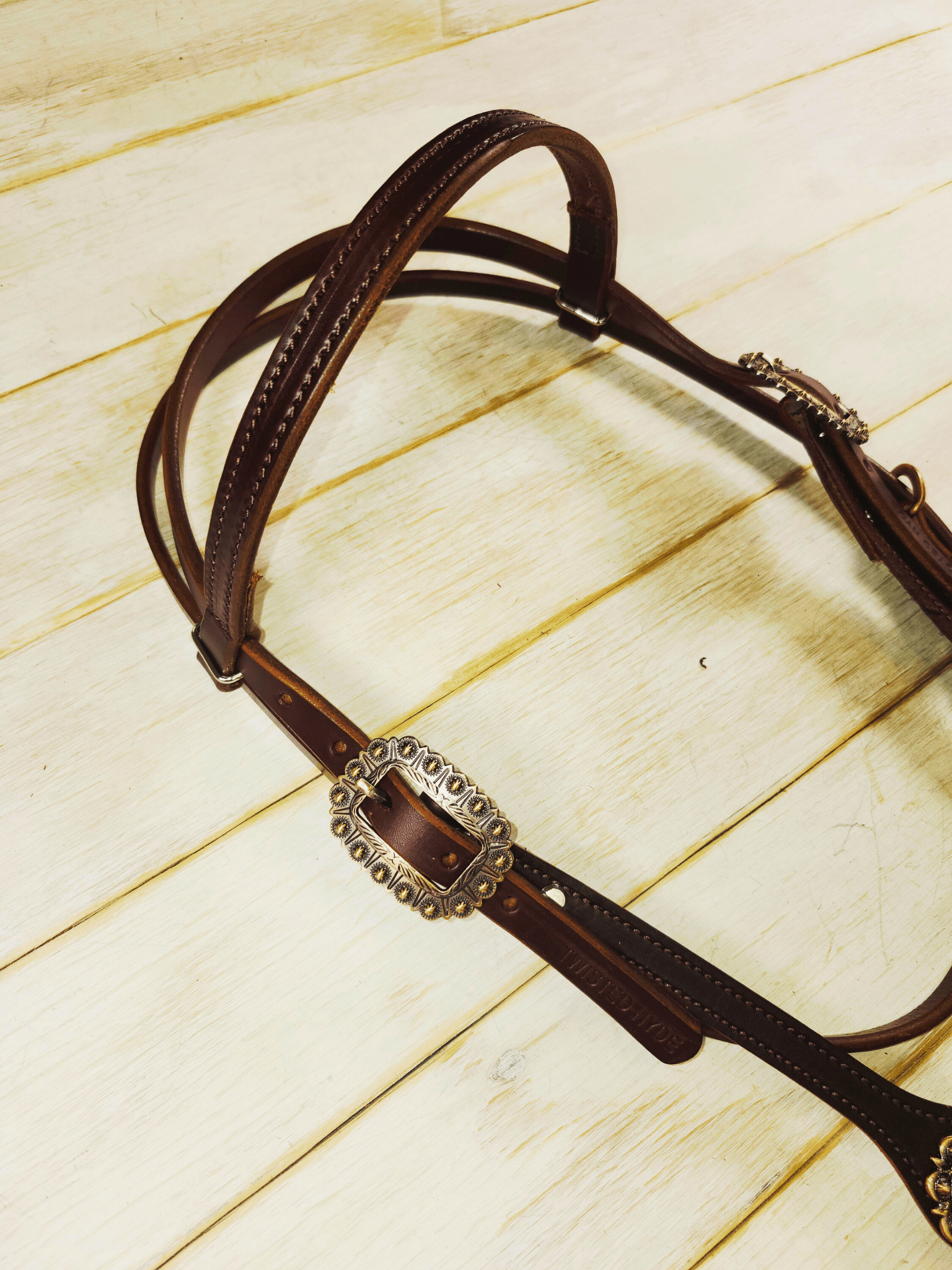 Browband Headstall - Twisted Hyde Leather Co.
