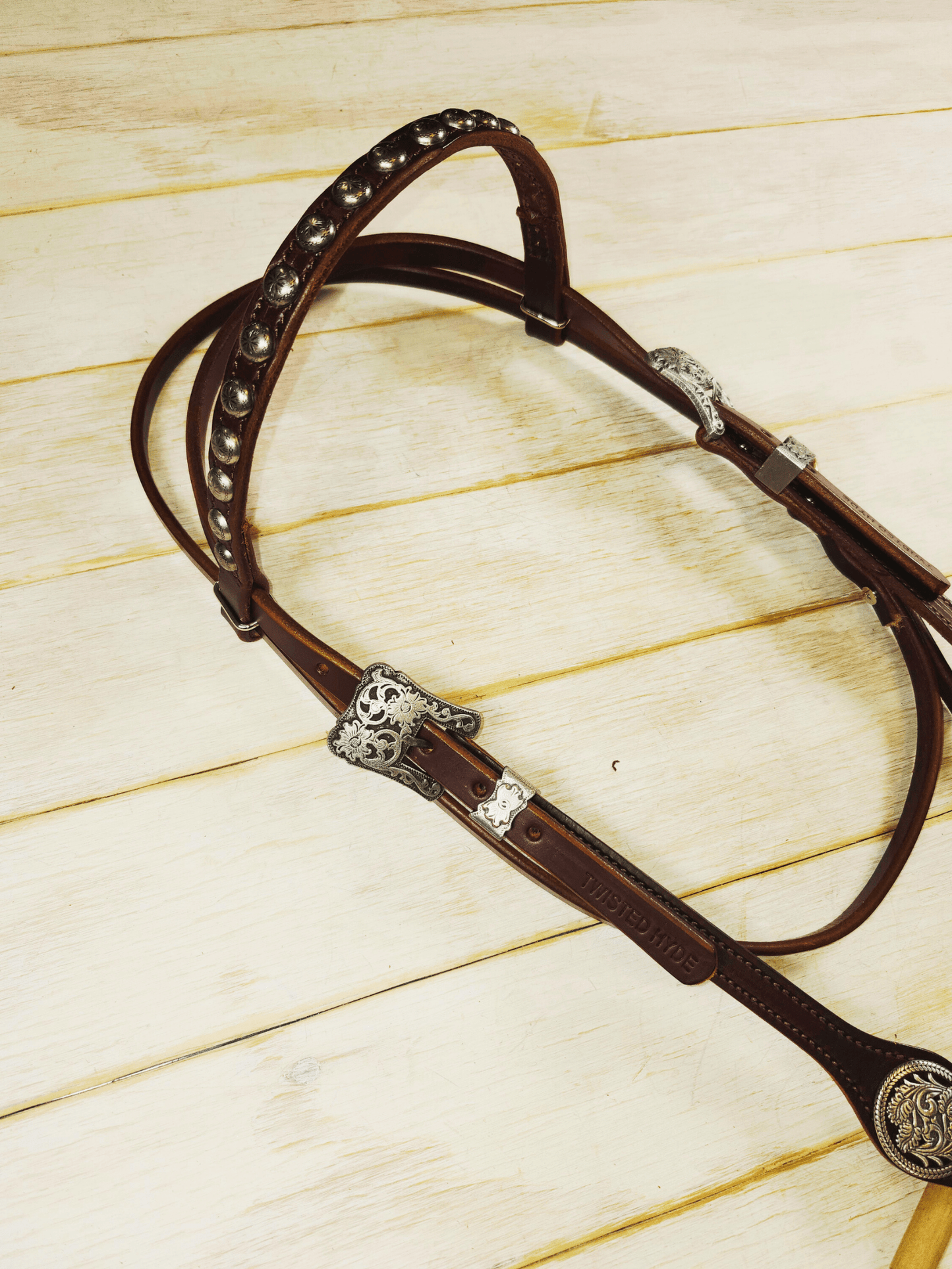 Browband Headstall - Twisted Hyde Leather Co.