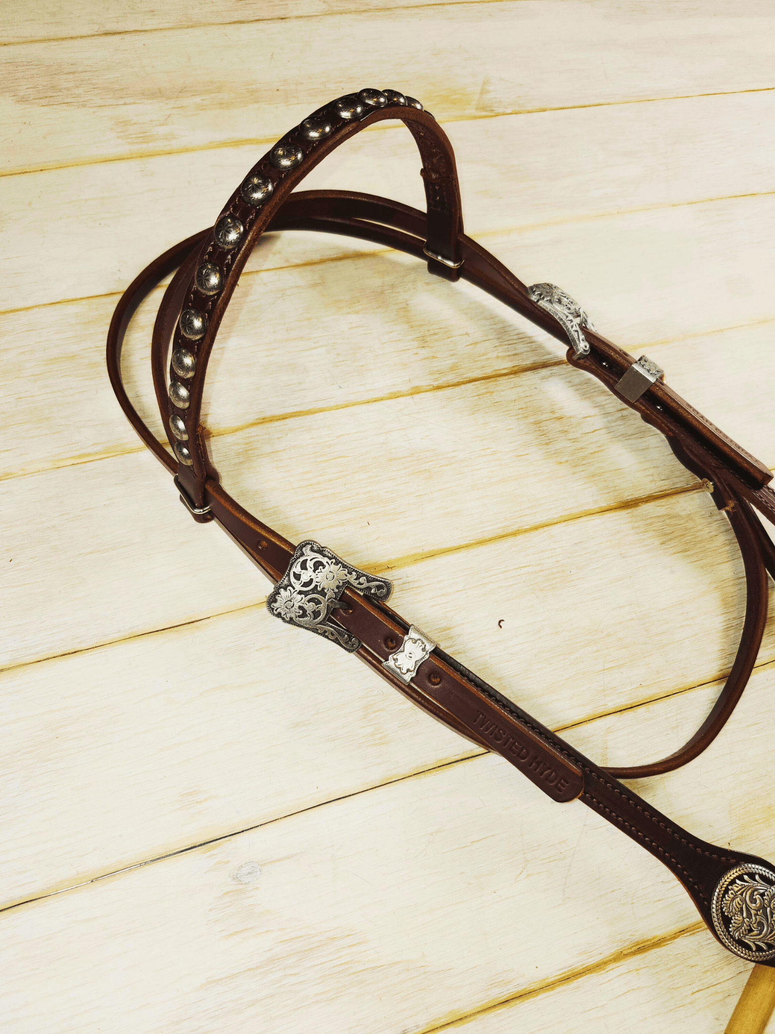 Browband Headstall - Twisted Hyde Leather Co.