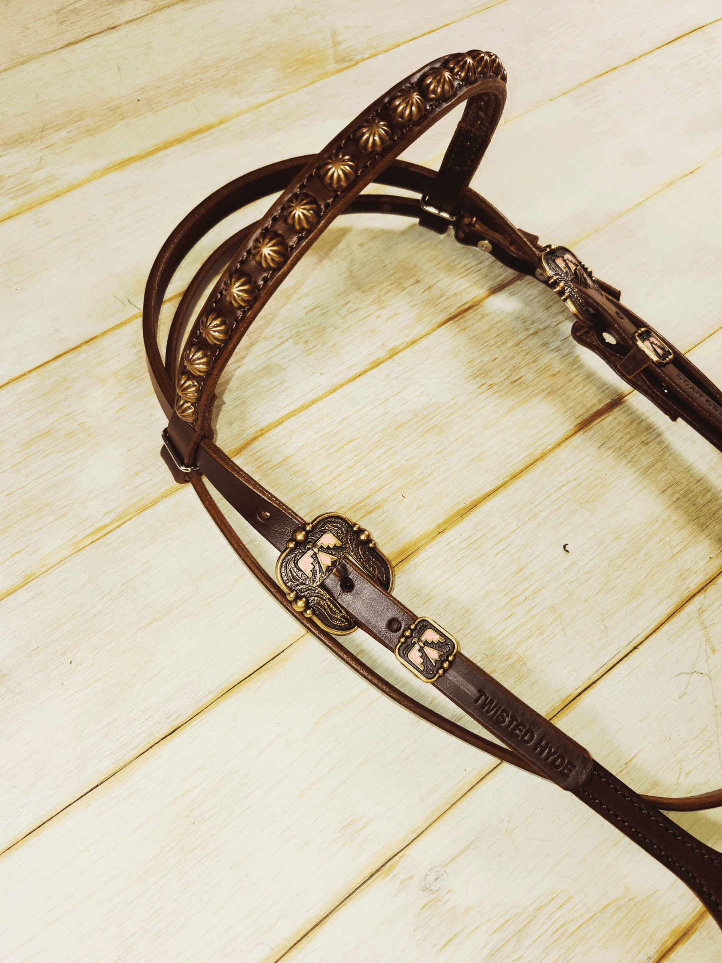 Browband Headstall - Twisted Hyde Leather Co.