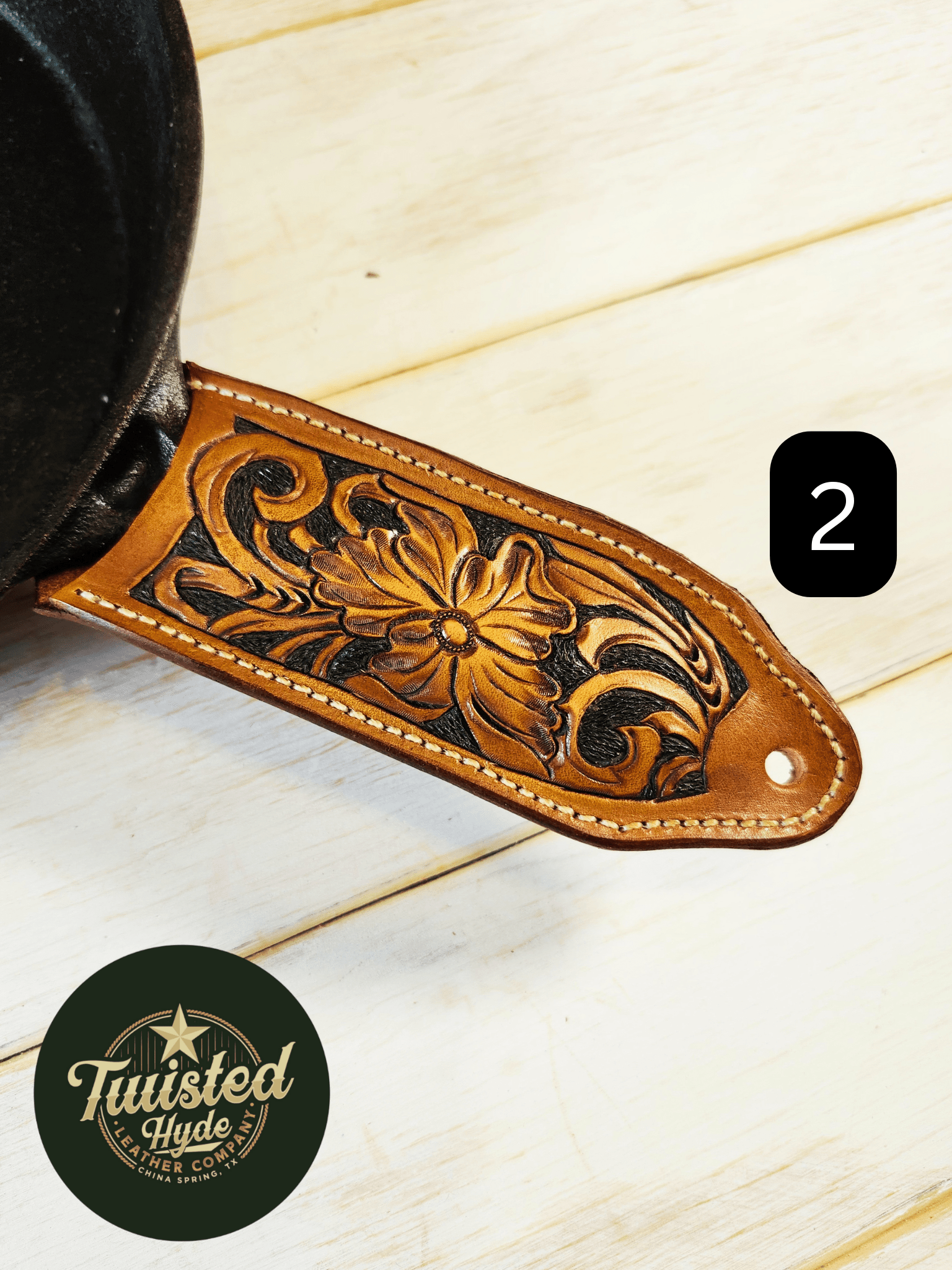 Cast Iron Skillet Handle Cover - Twisted Hyde Leather Co.