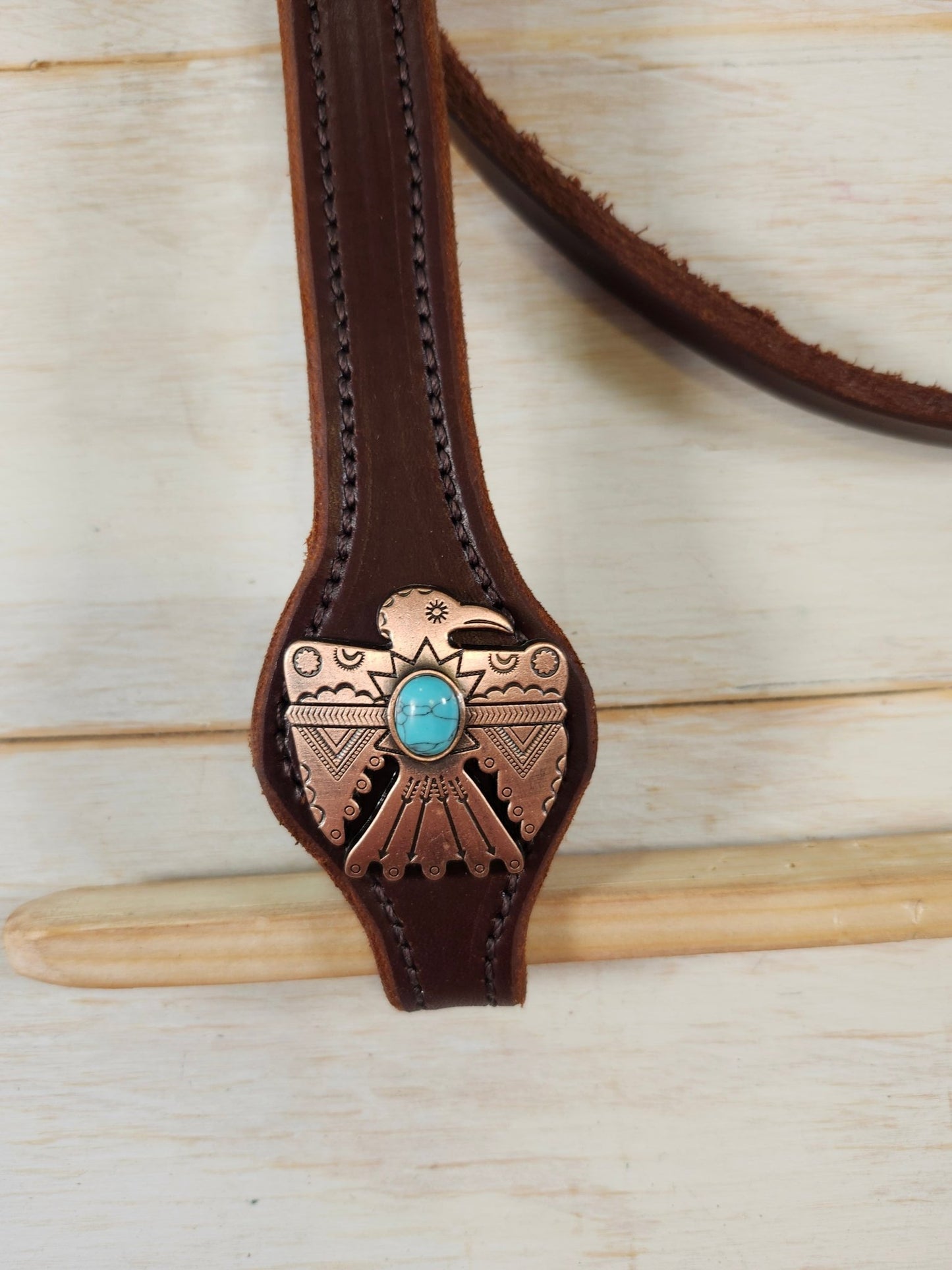Hot Oiled Browband Headstall - Twisted Hyde Leather Co.