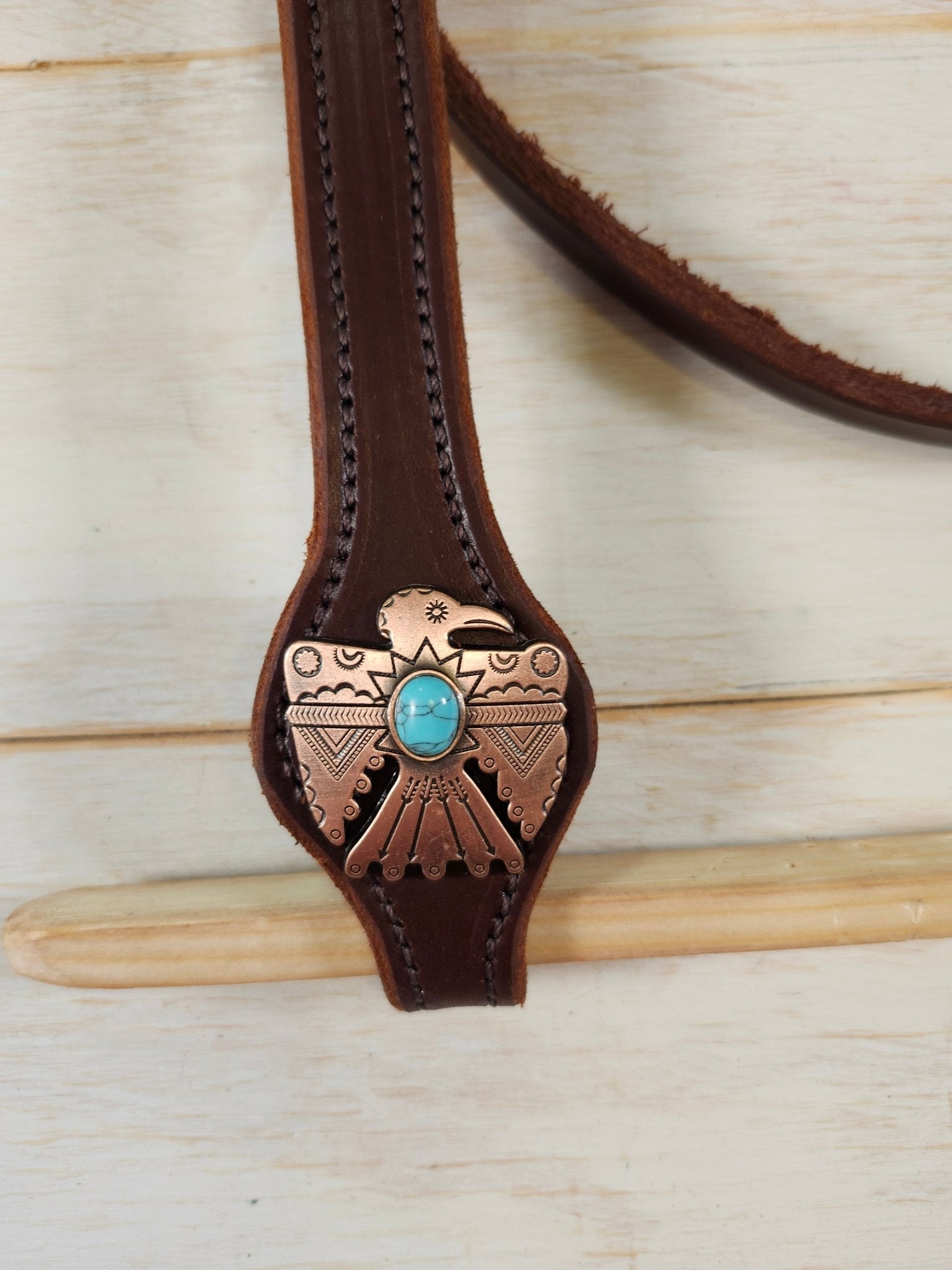 Hot Oiled Browband Headstall - Twisted Hyde Leather Co.