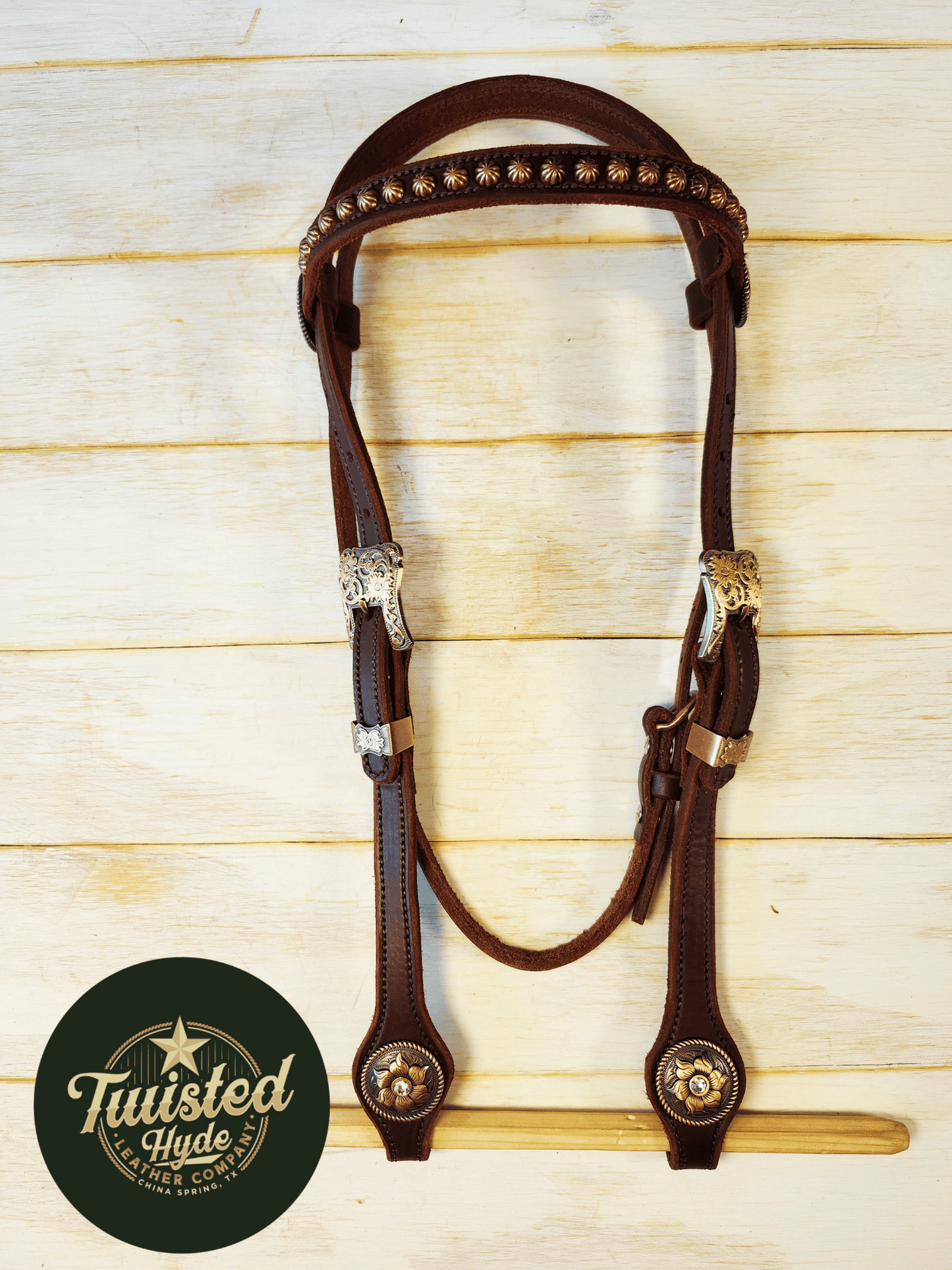 Hot Oiled Browband Headstall - Twisted Hyde Leather Co.