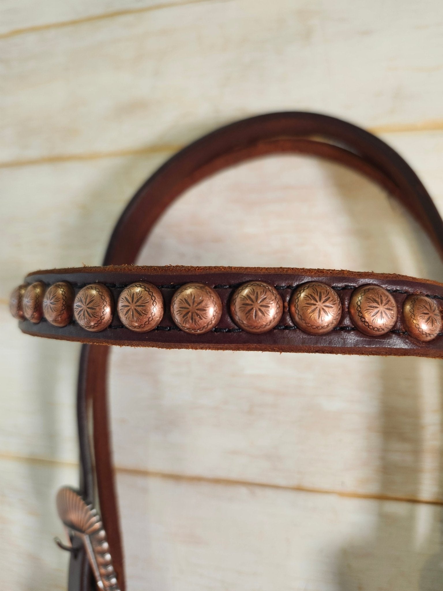 Hot Oiled Browband Headstall - Twisted Hyde Leather Co.