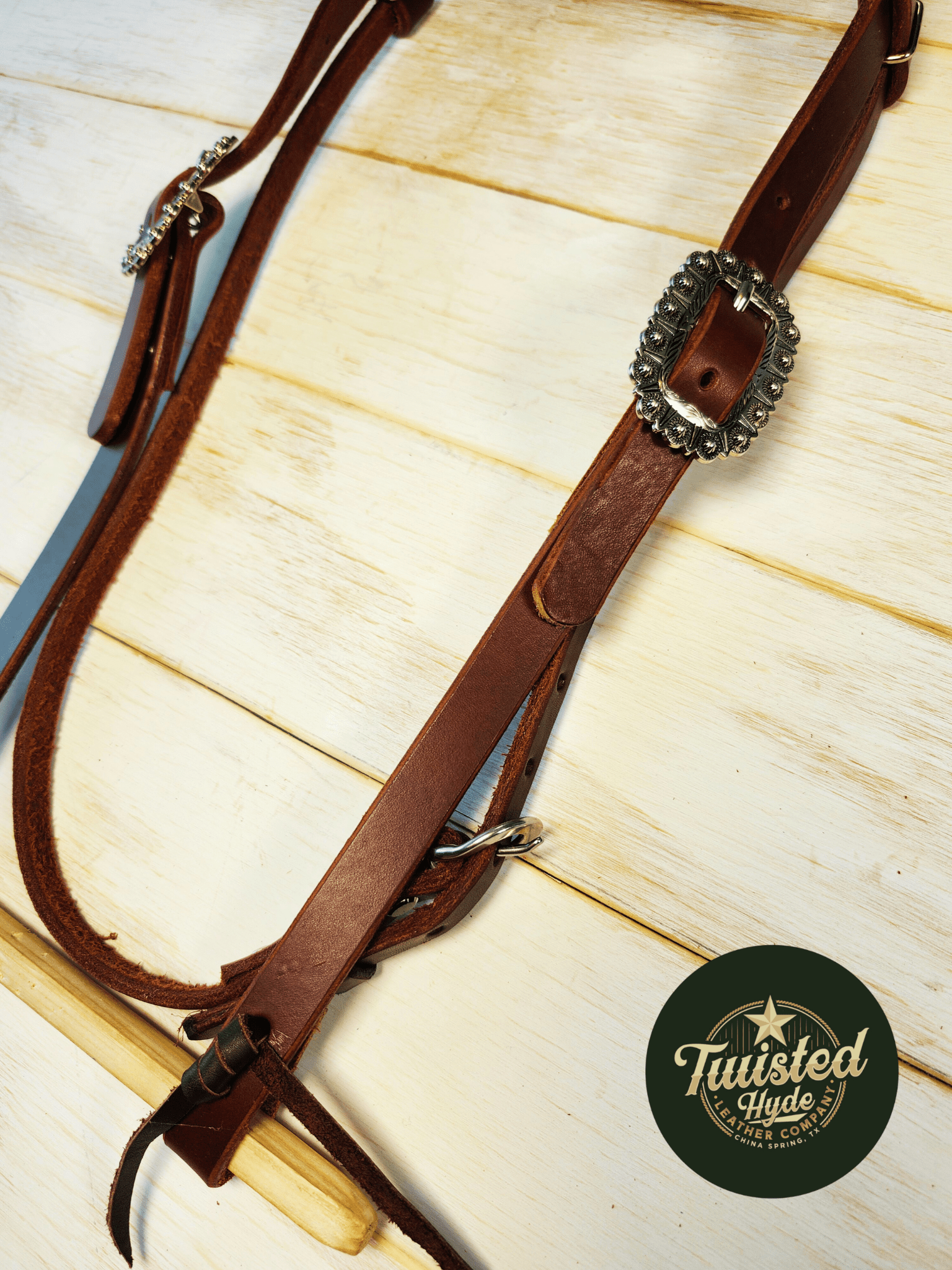 Hot Oiled Browband Headstall - Twisted Hyde Leather Co.
