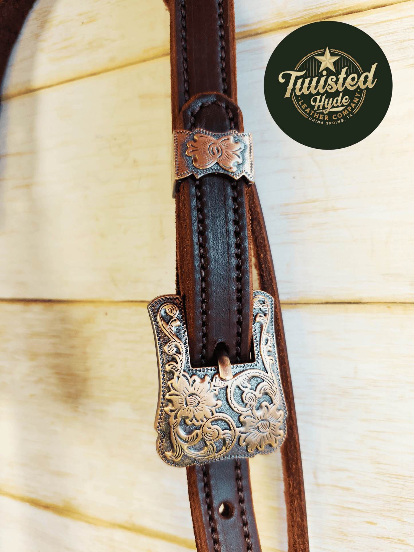 Hot Oiled Browband Headstall - Twisted Hyde Leather Co.