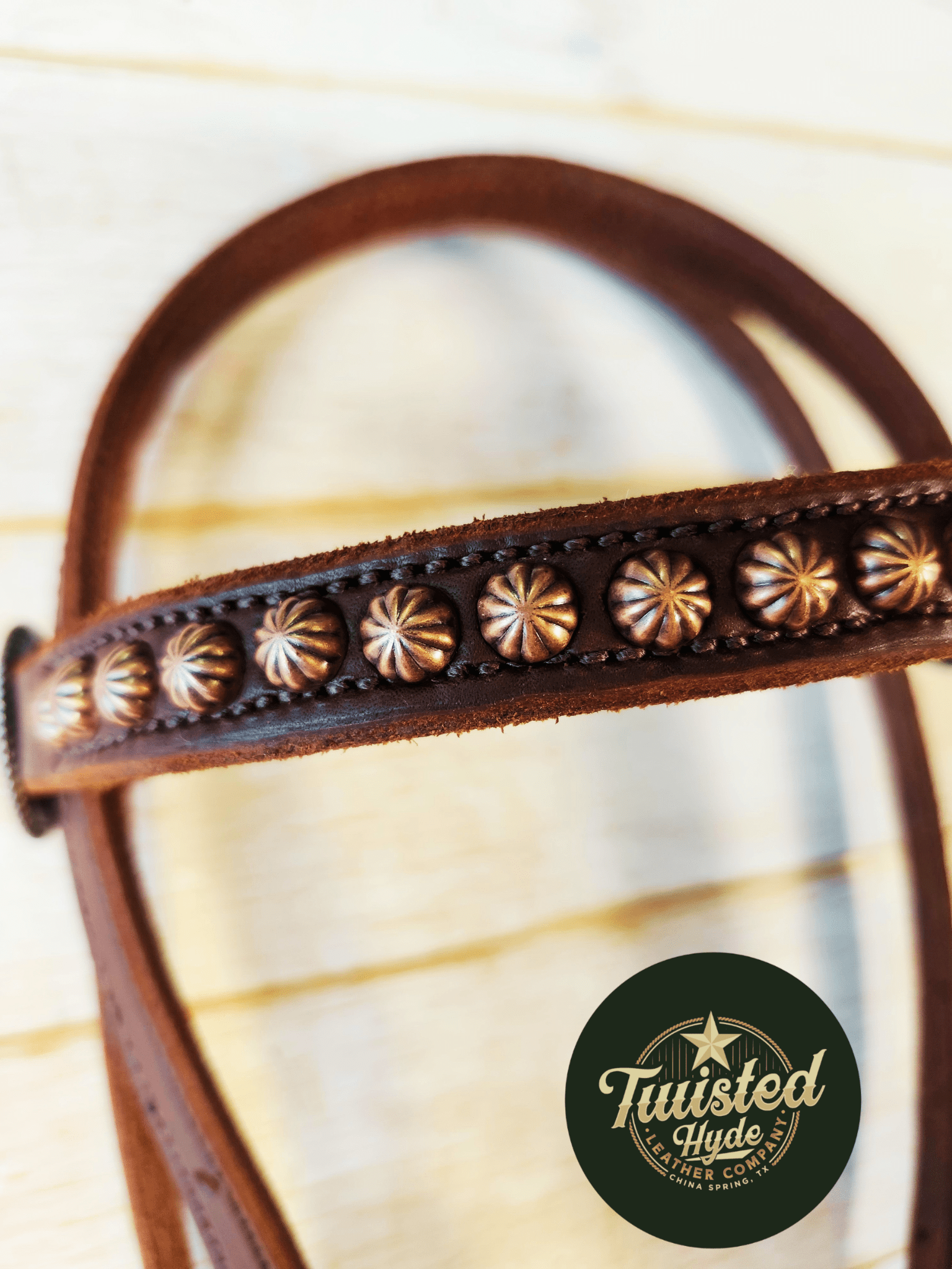 Hot Oiled Browband Headstall - Twisted Hyde Leather Co.