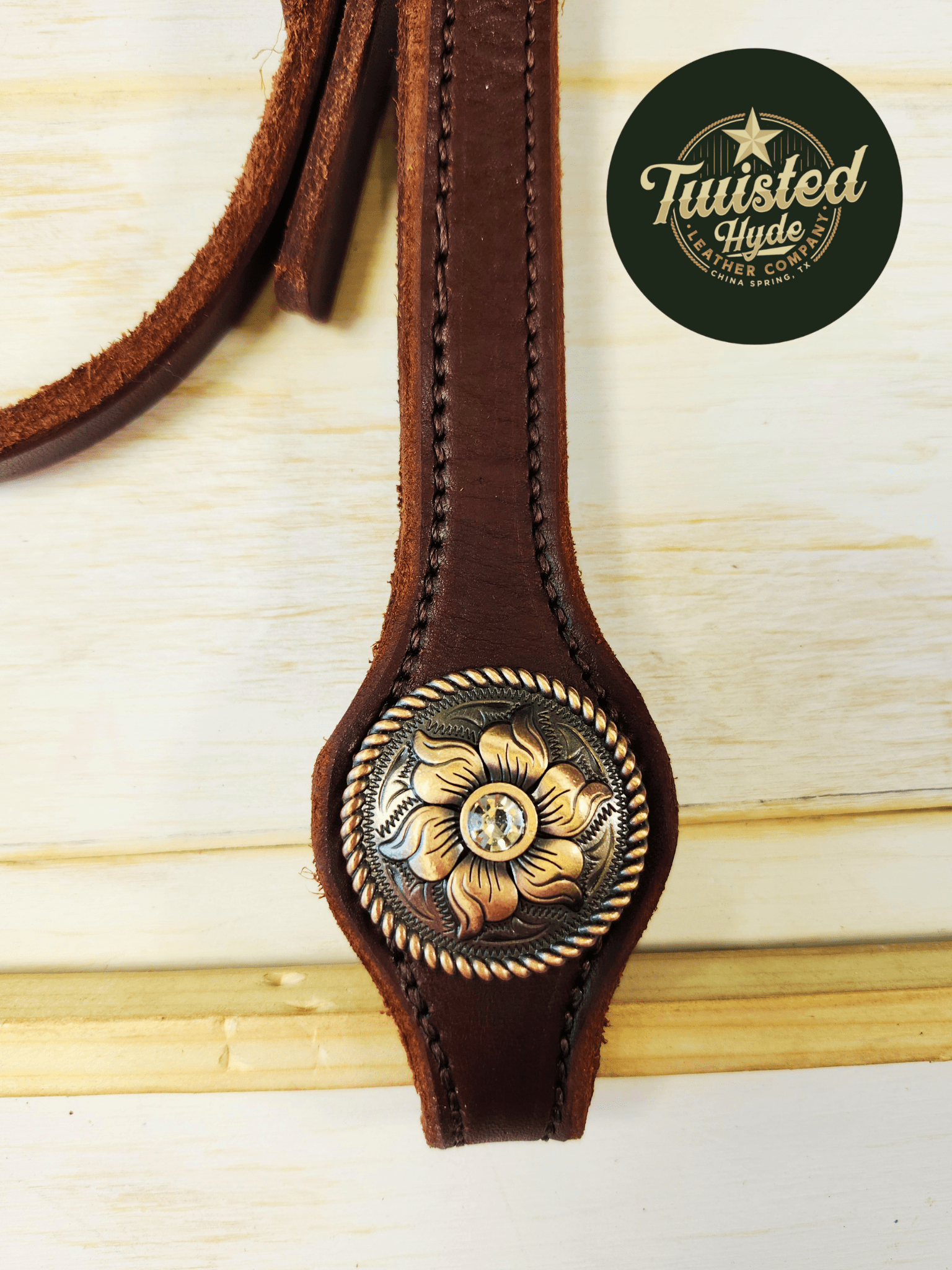 Hot Oiled Browband Headstall - Twisted Hyde Leather Co.