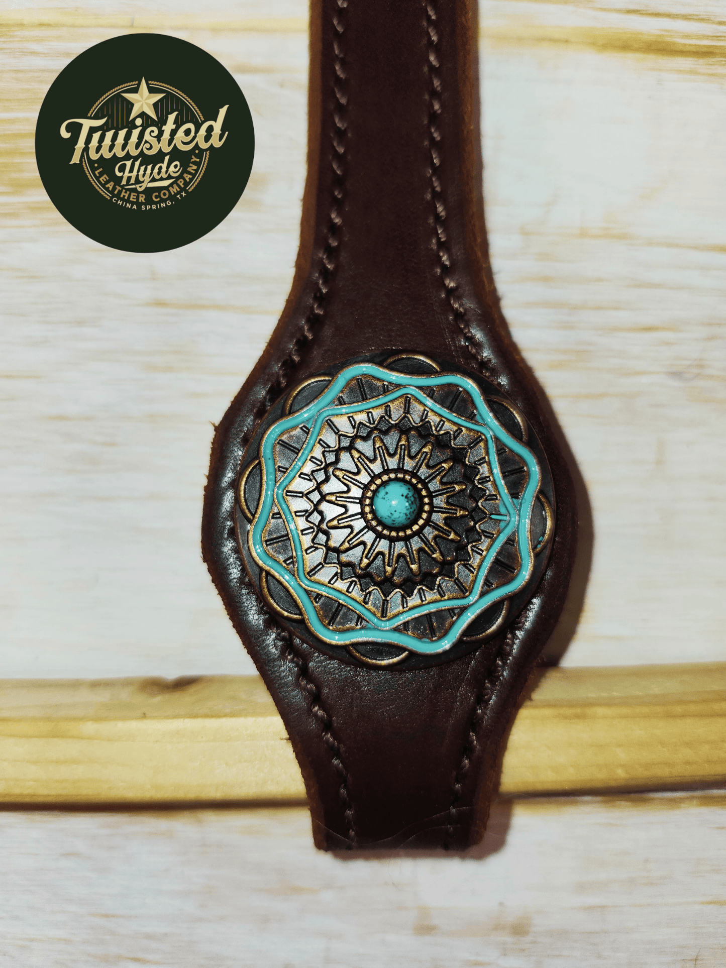 Hot Oiled Single Ear Headstall - Twisted Hyde Leather Co.