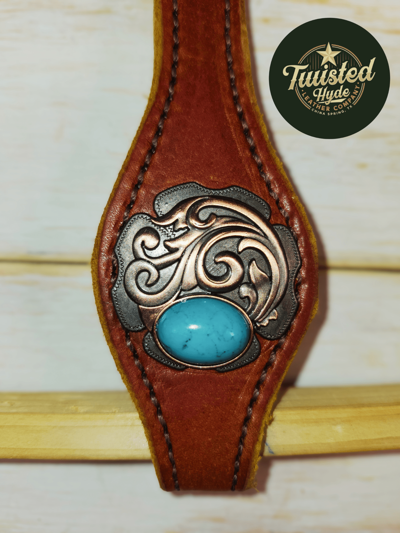 Hot Oiled Single Ear Headstall - Twisted Hyde Leather Co.
