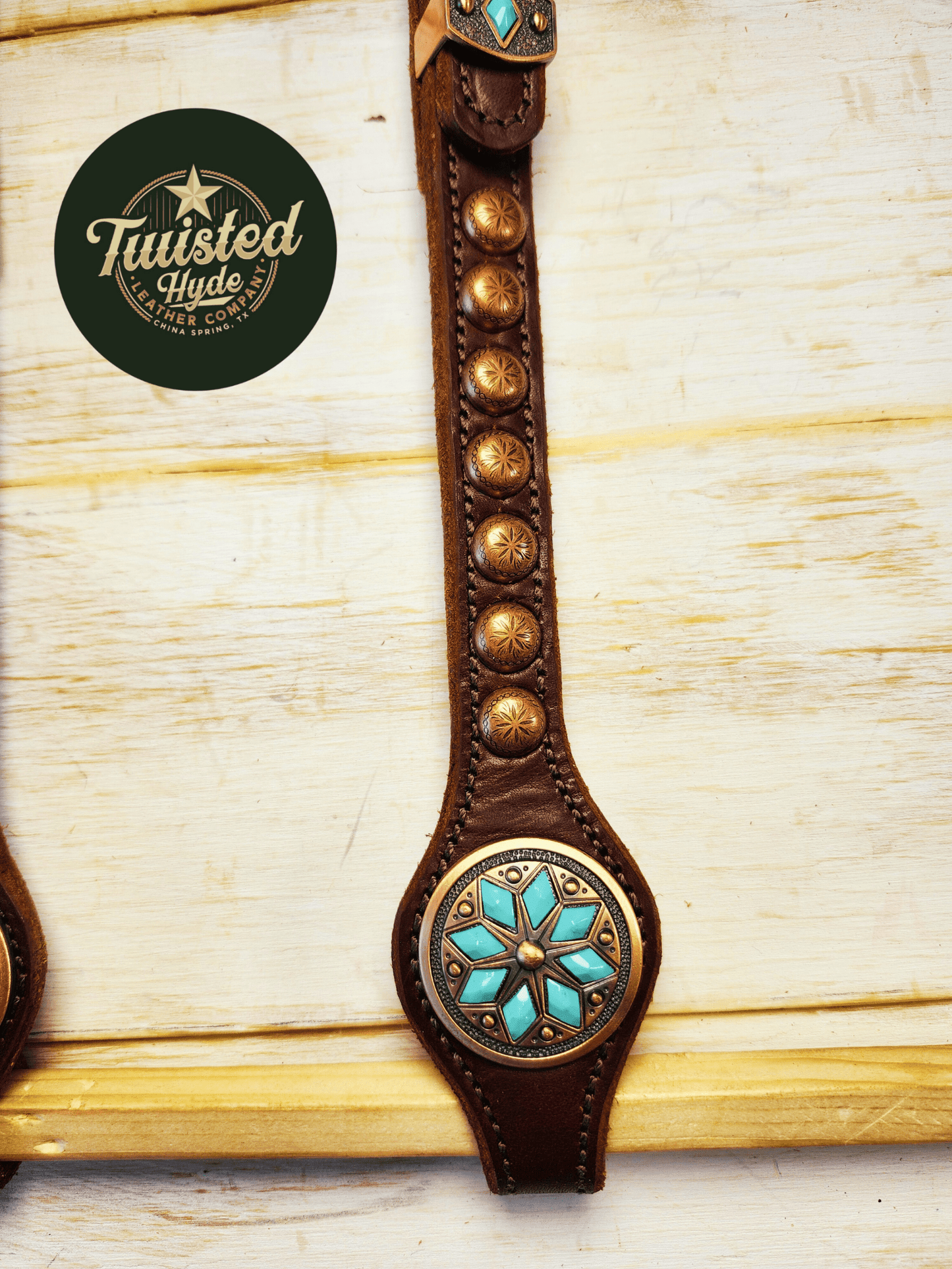 Hot Oiled Single Ear Headstall - Twisted Hyde Leather Co.