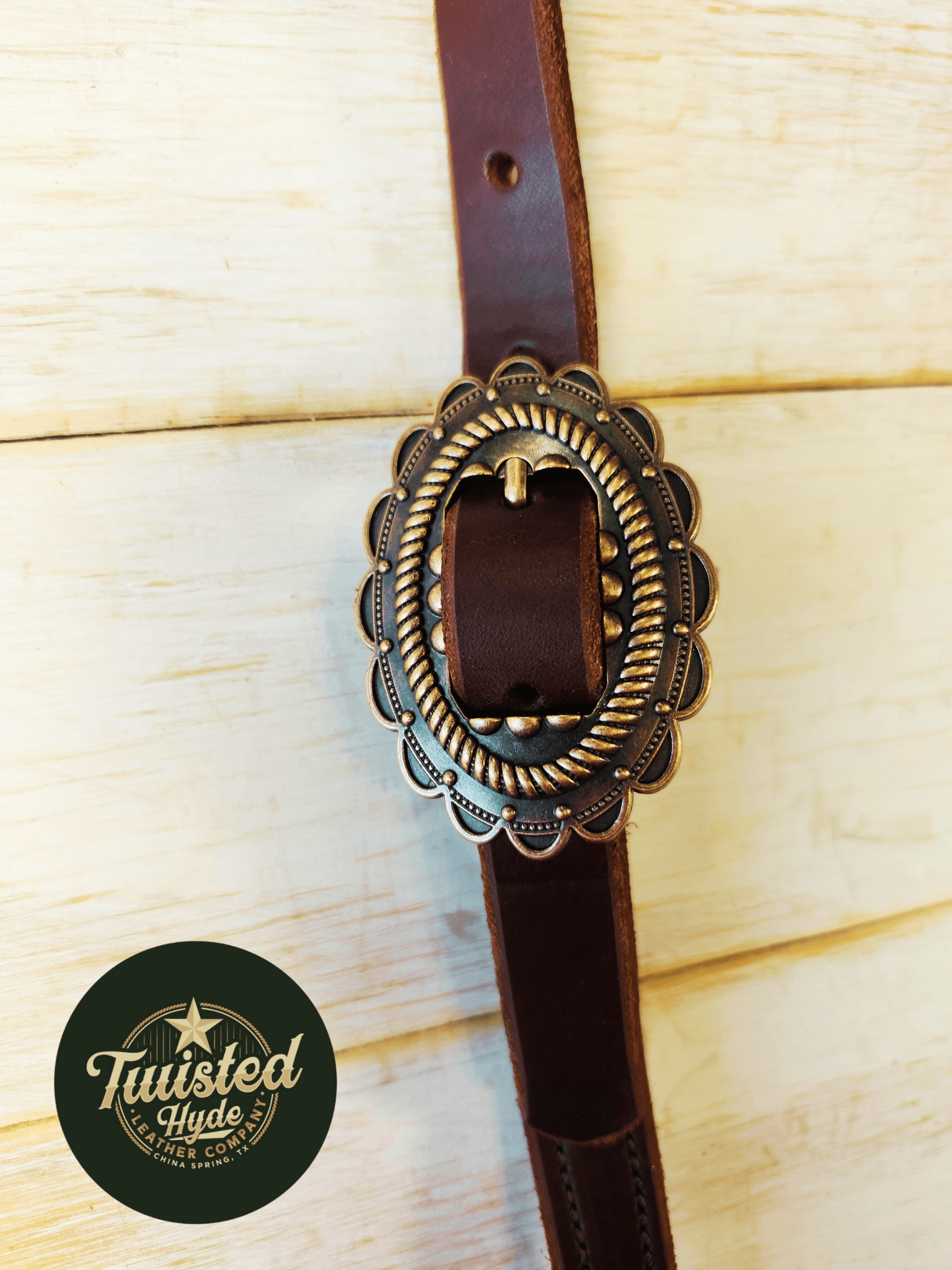 Hot Oiled Single Ear Headstall - Twisted Hyde Leather Co.