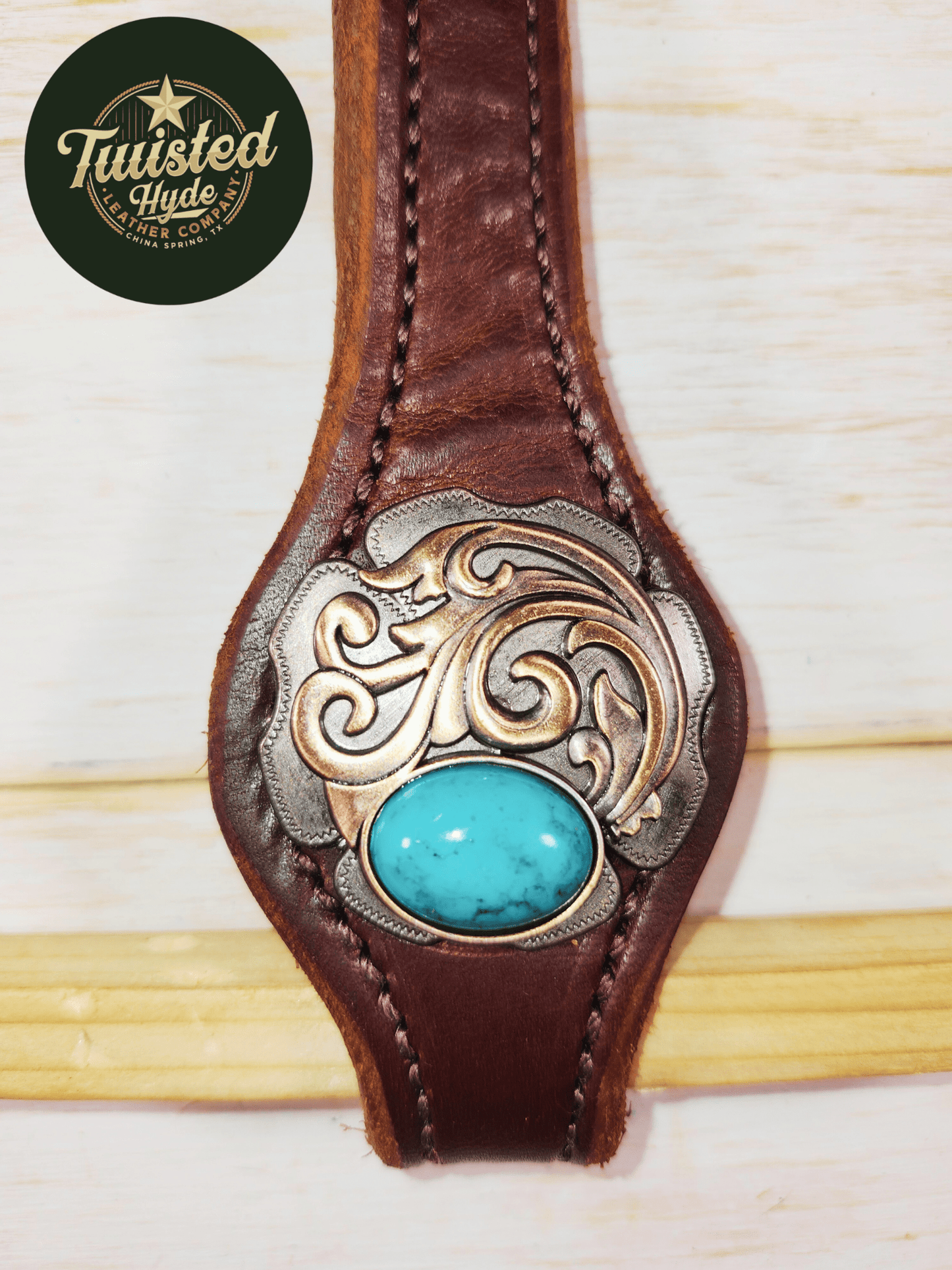 Hot Oiled Single Ear Headstall - Twisted Hyde Leather Co.