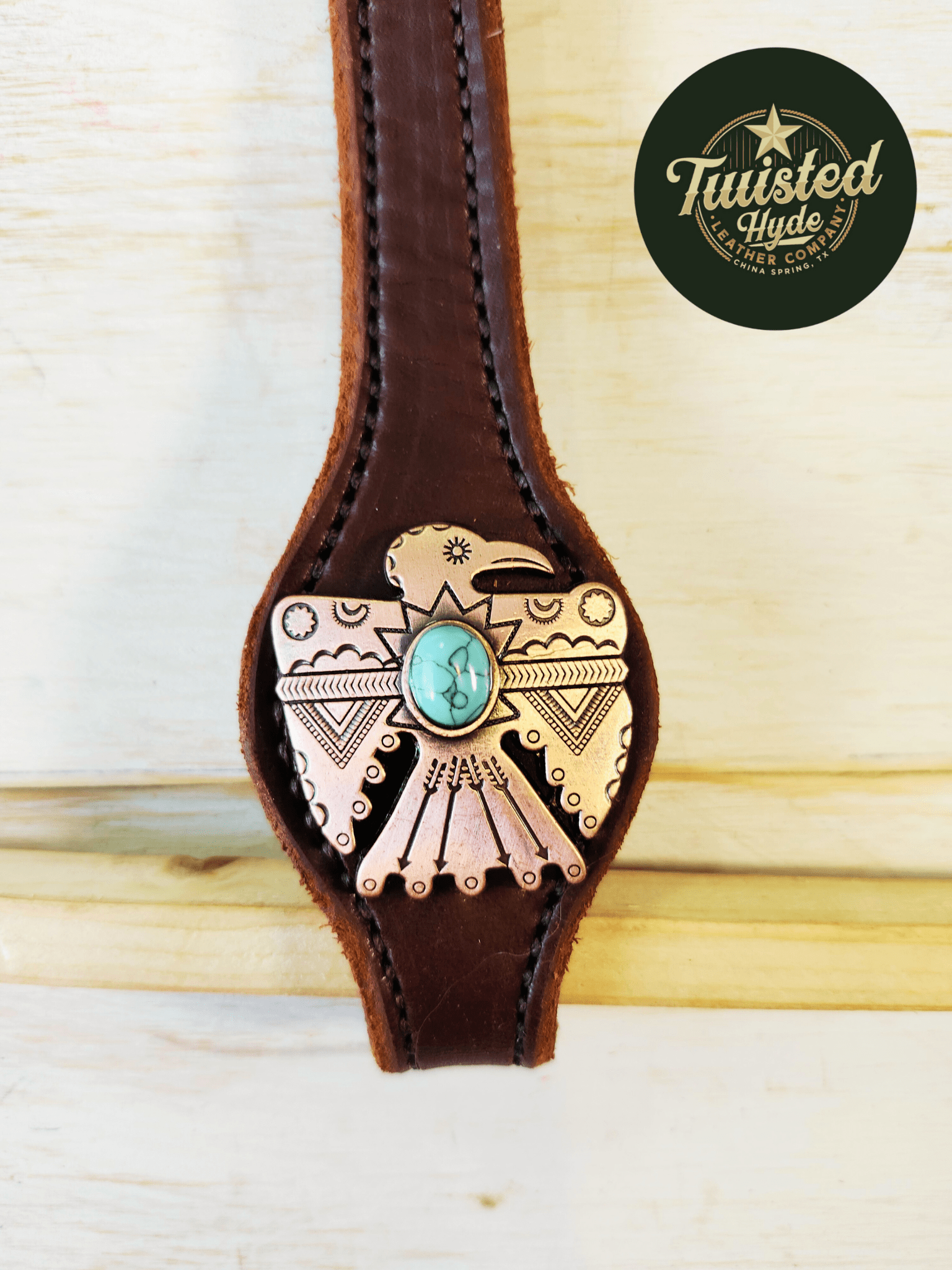 Hot Oiled Single Ear Headstall - Twisted Hyde Leather Co.