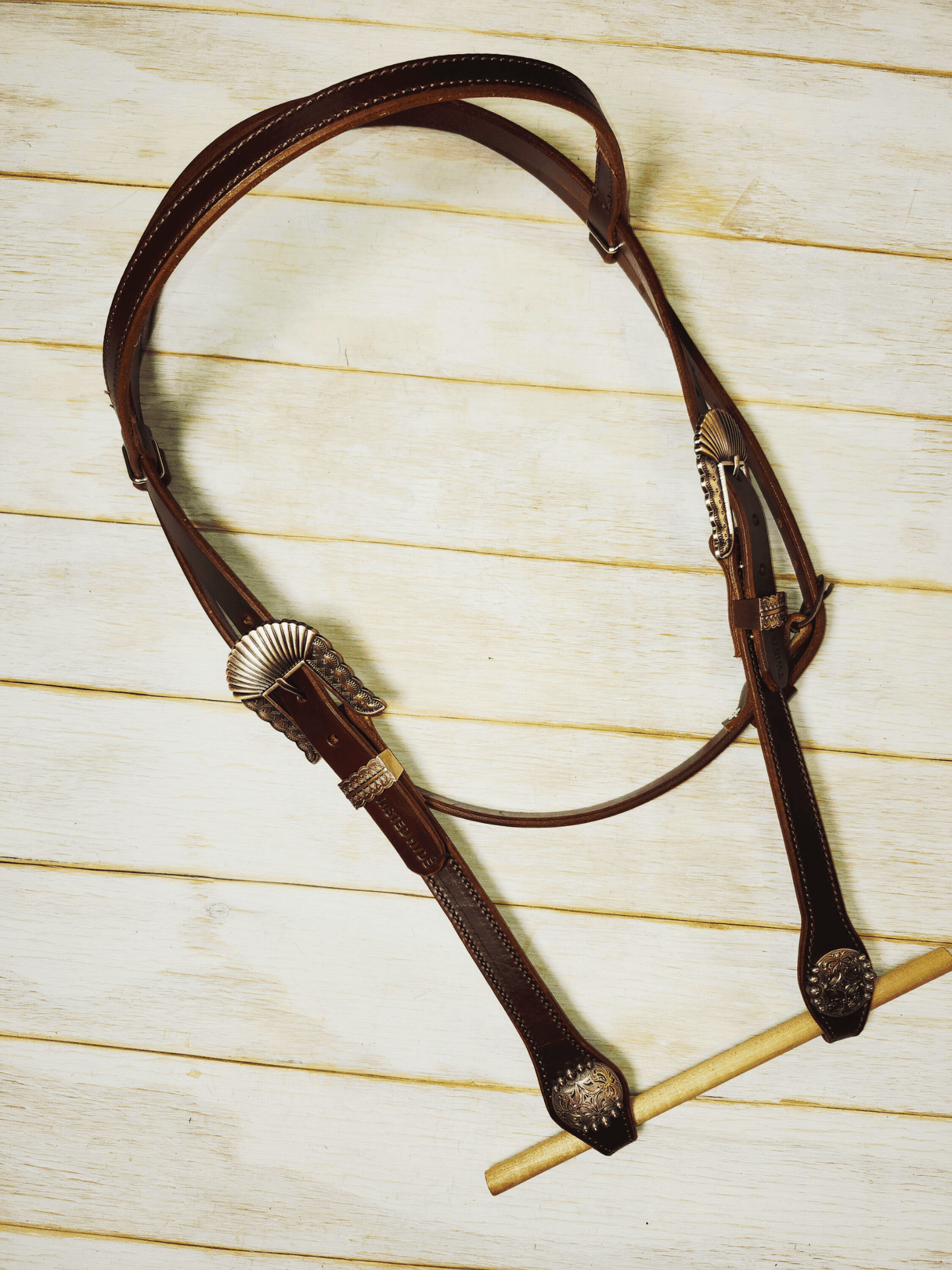 Large Draft Browband - Twisted Hyde Leather Co.