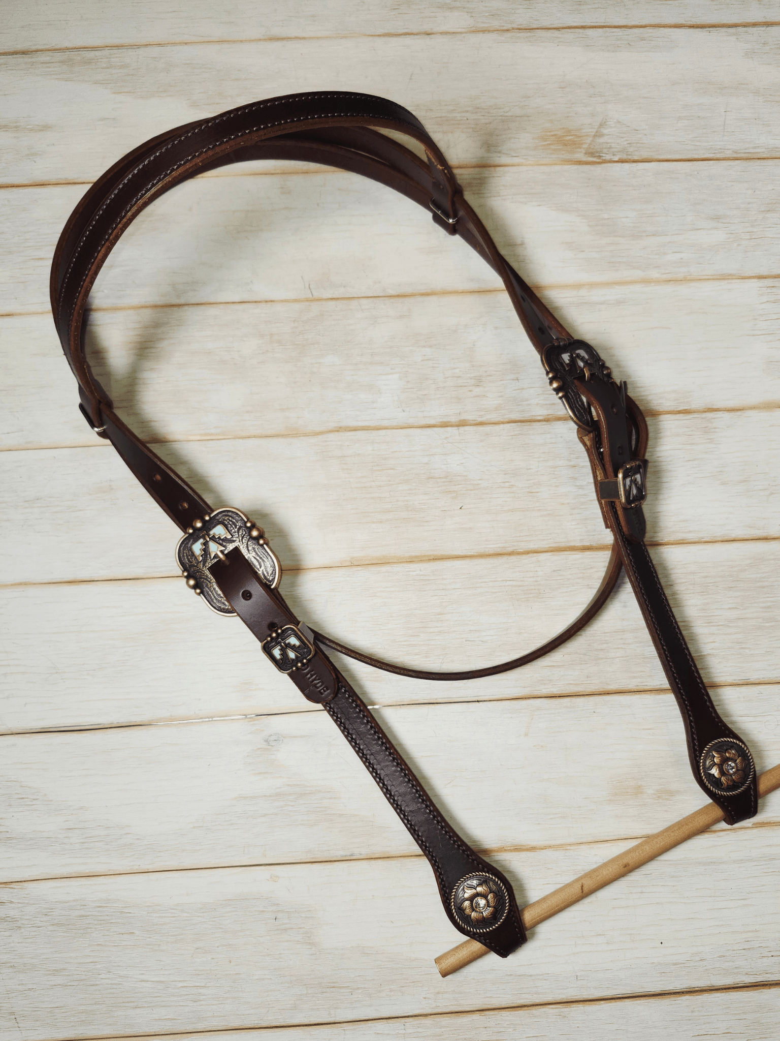 Large Draft Browband - Twisted Hyde Leather Co.