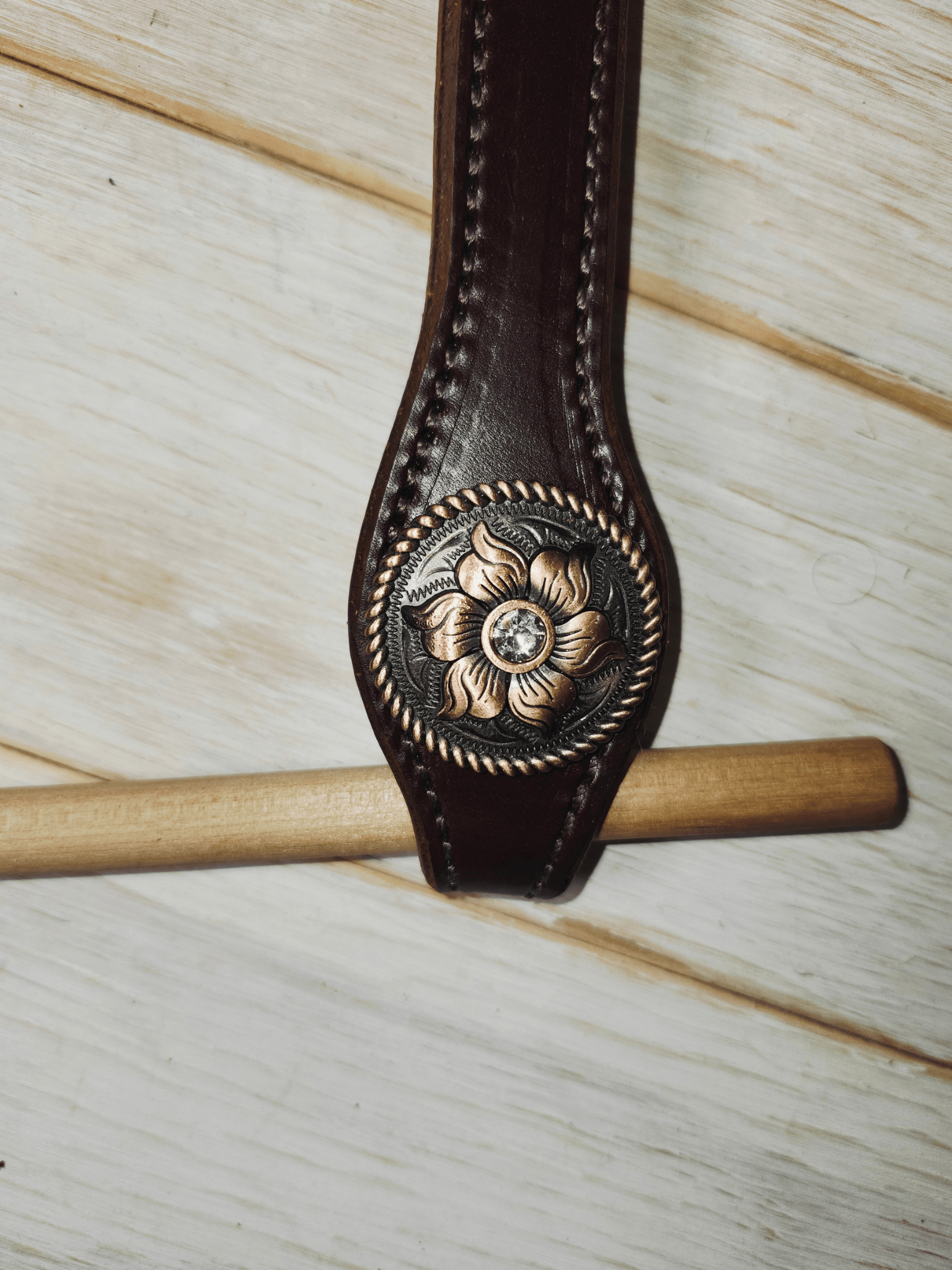 Large Draft Browband - Twisted Hyde Leather Co.