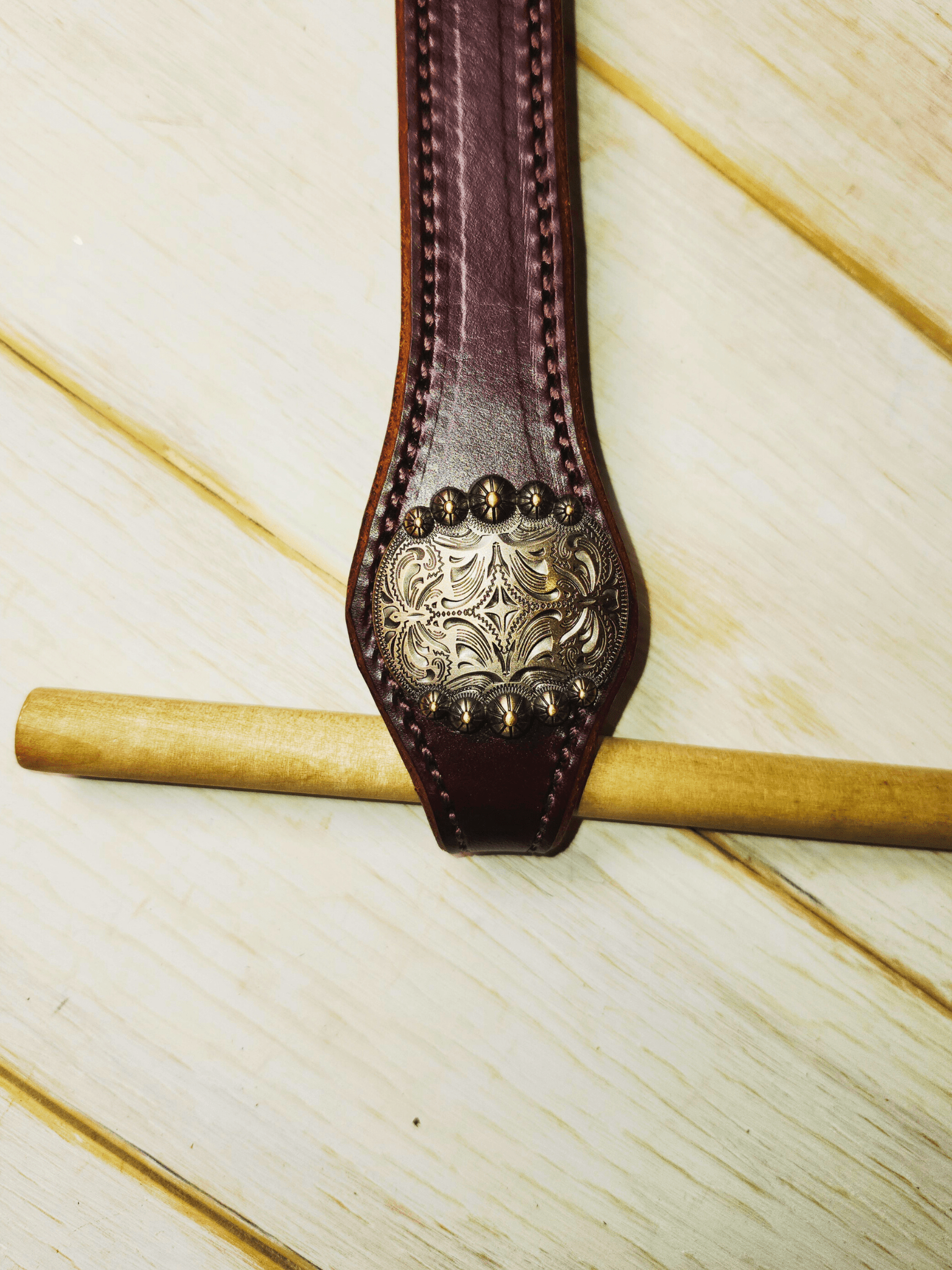 Large Draft Browband - Twisted Hyde Leather Co.