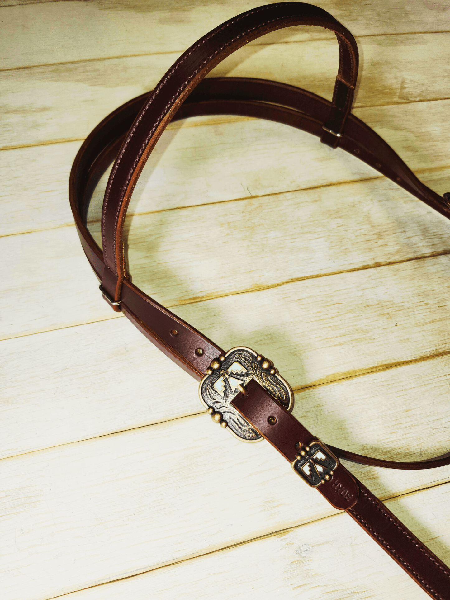 Large Draft Browband - Twisted Hyde Leather Co.