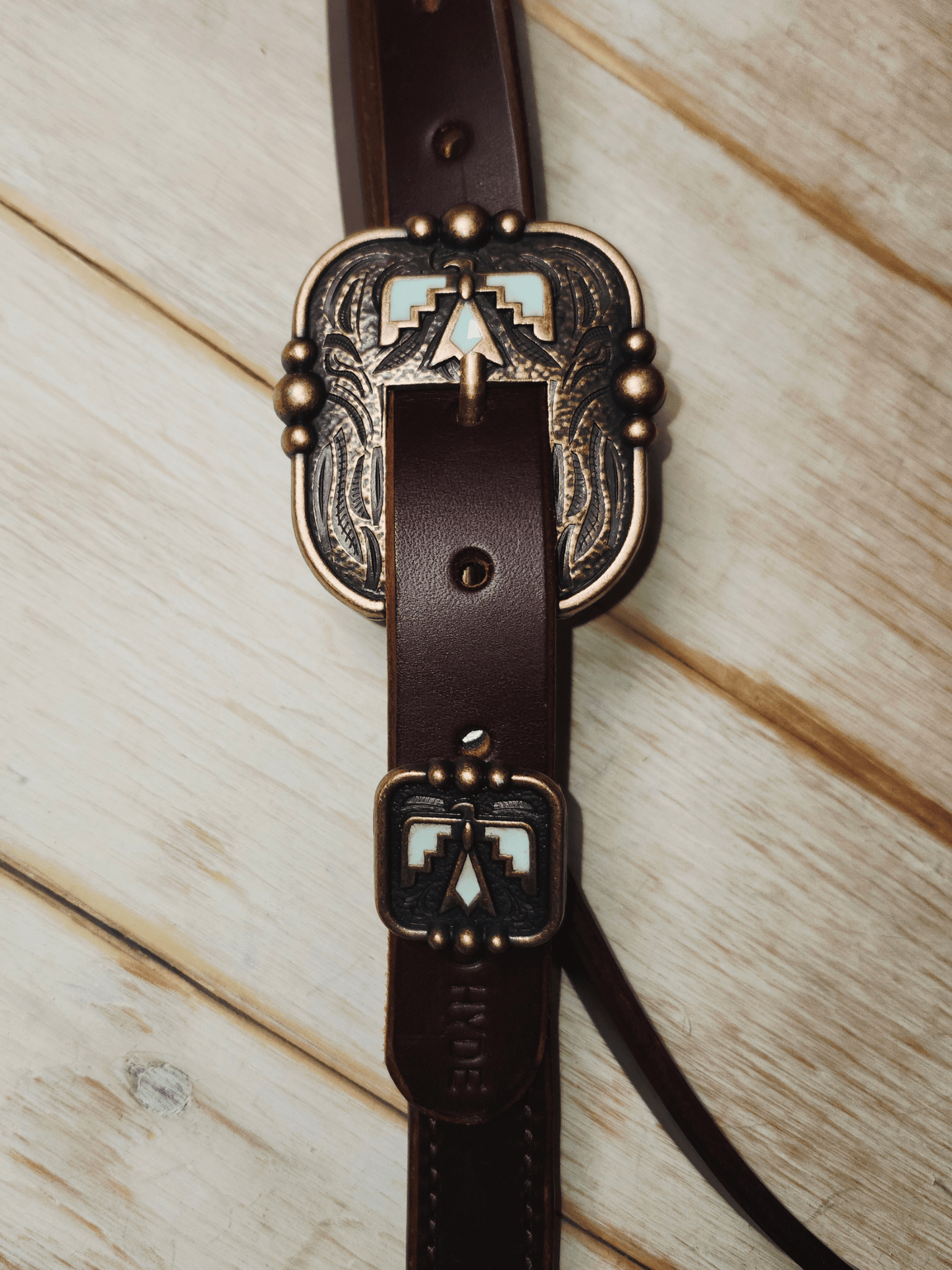 Large Draft Browband - Twisted Hyde Leather Co.