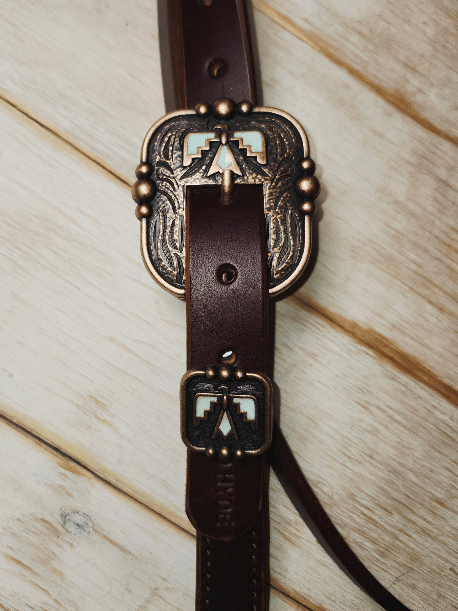 Large Draft Browband - Twisted Hyde Leather Co.