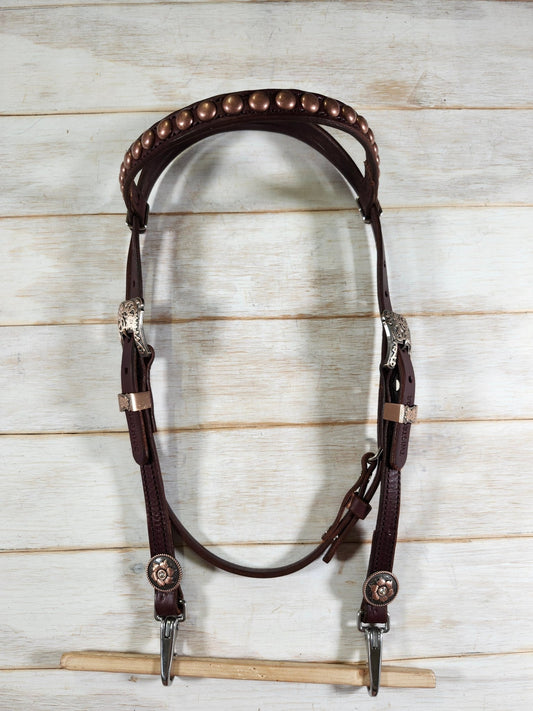 Quick Change Browband Headstall - Twisted Hyde Leather Co.
