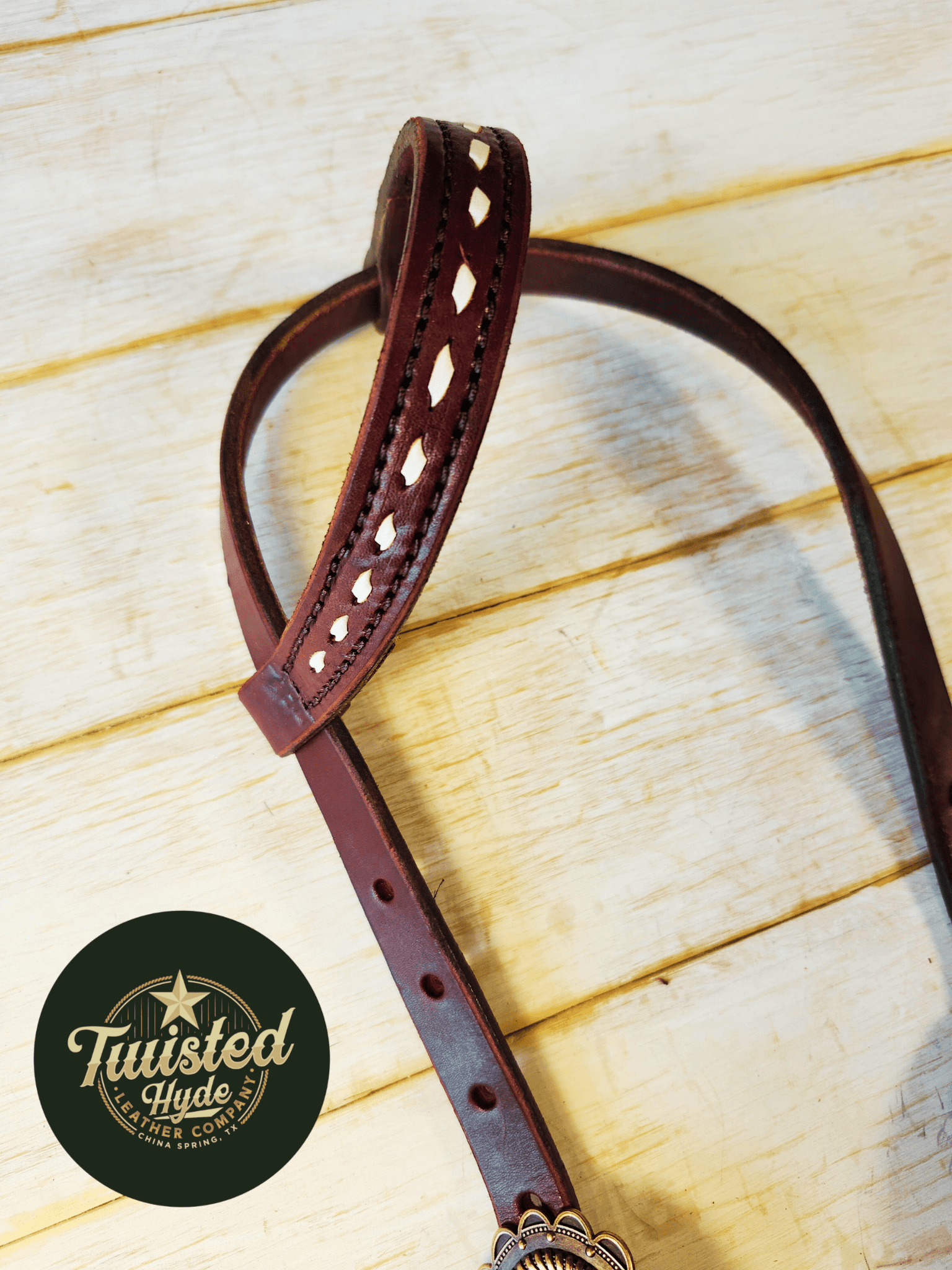 Quick Change Single Ear Headstall - Twisted Hyde Leather Co.