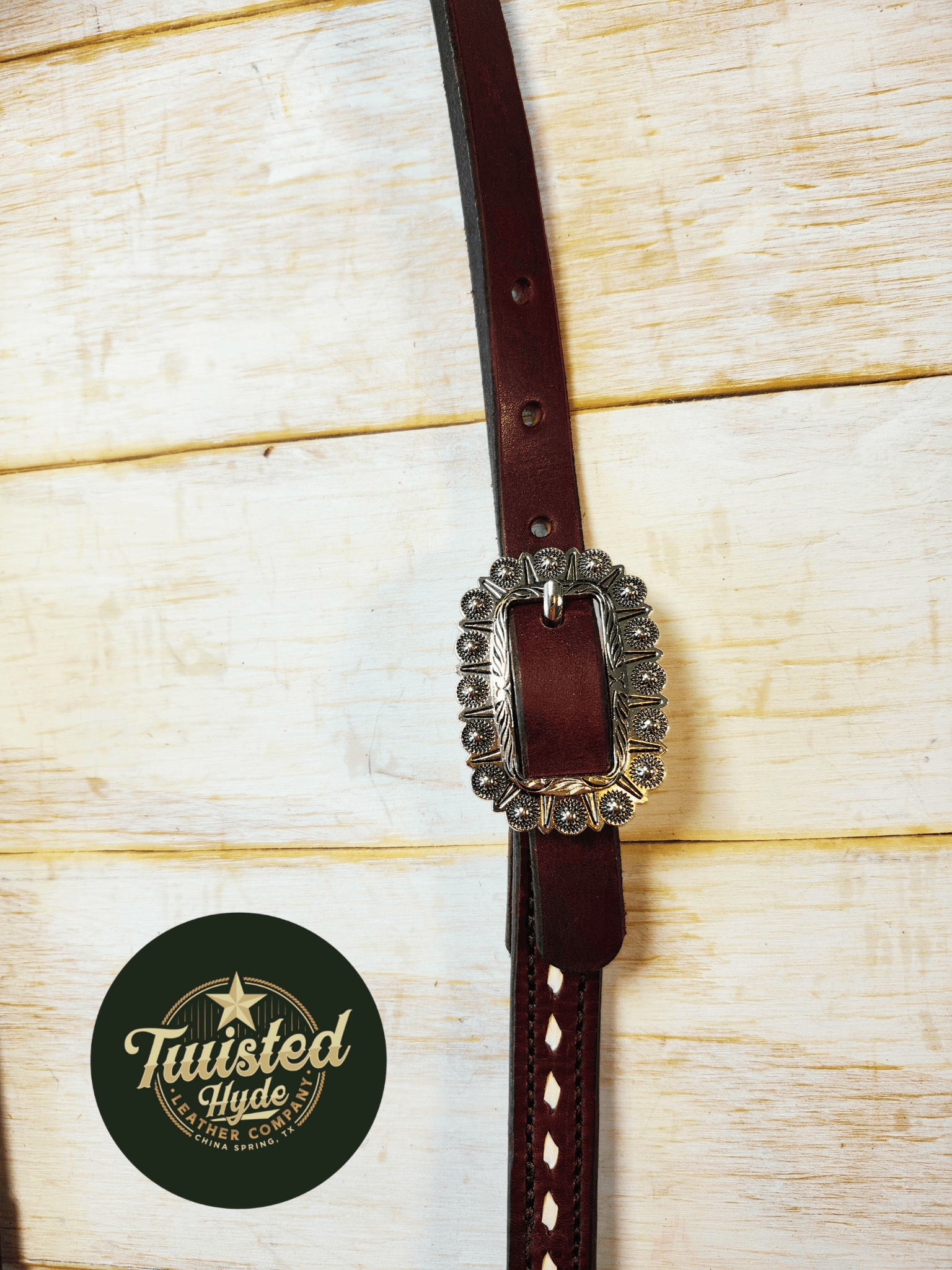 Quick Change Single Ear Headstall - Twisted Hyde Leather Co.