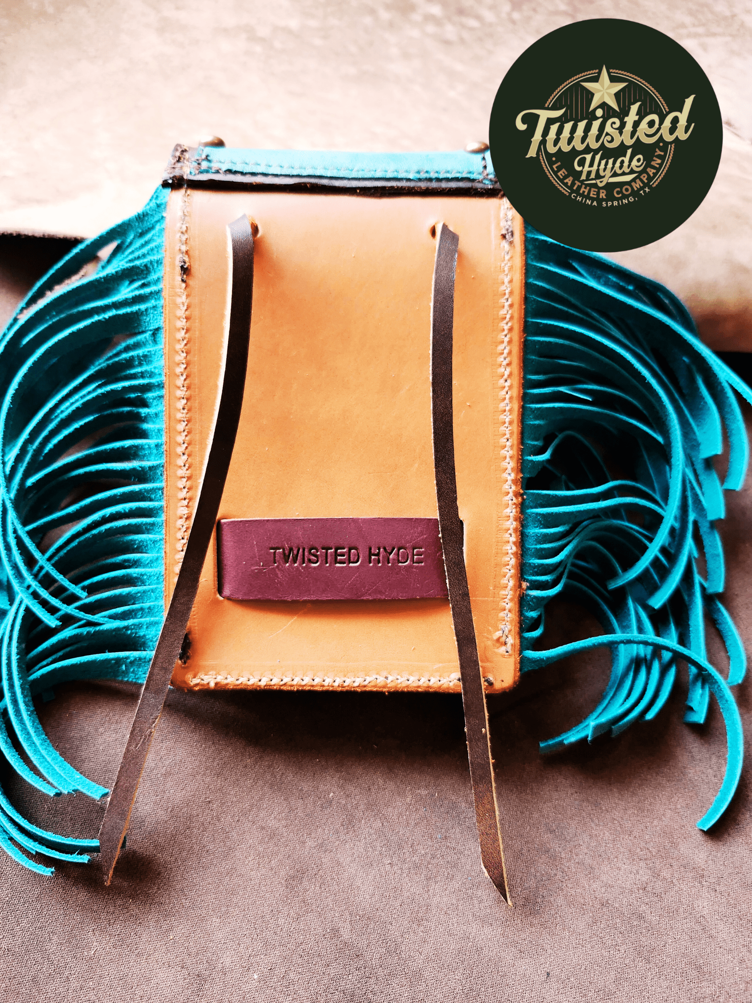 Rear Cinch Saddle Bag - Twisted Hyde Leather Co.