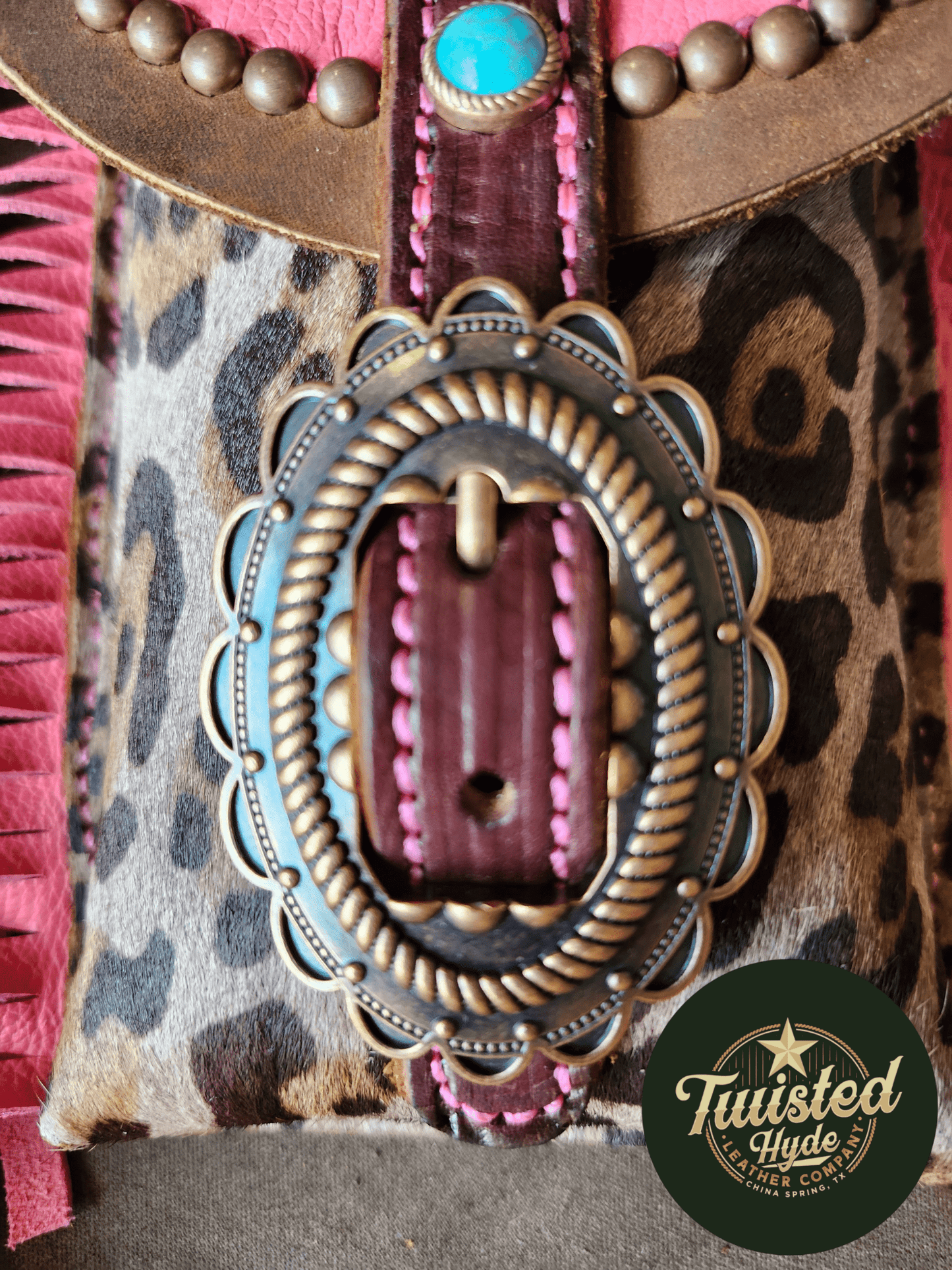 Rear Cinch Saddle Bag - Twisted Hyde Leather Co.