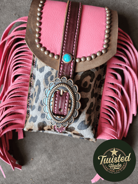 Rear Cinch Saddle Bag - Twisted Hyde Leather Co.