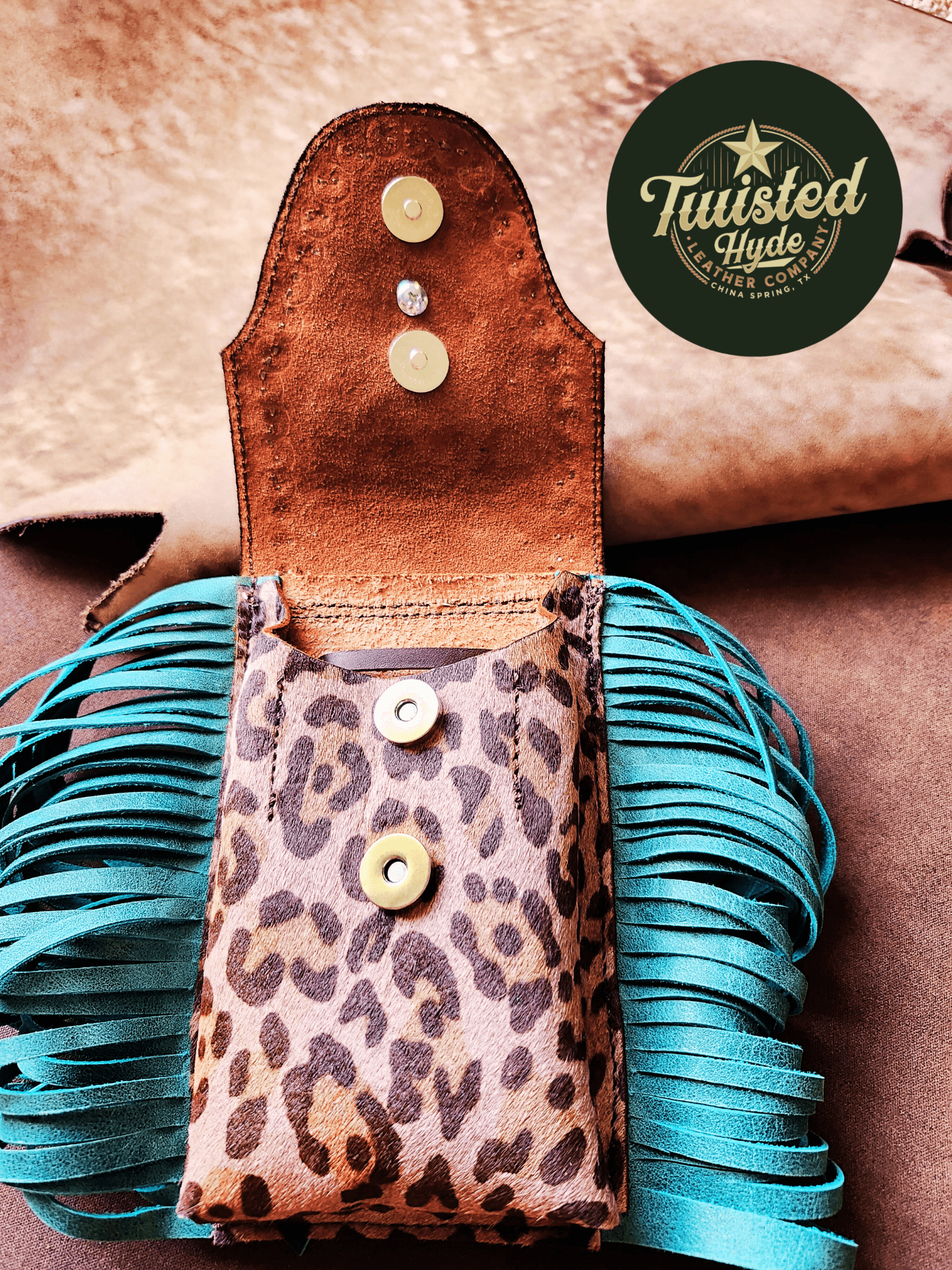 Rear Cinch Saddle Bag - Twisted Hyde Leather Co.