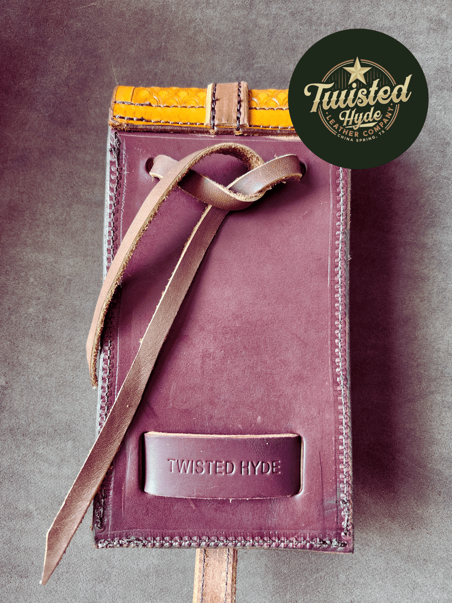 Rear Cinch Saddle Bag - Twisted Hyde Leather Co.