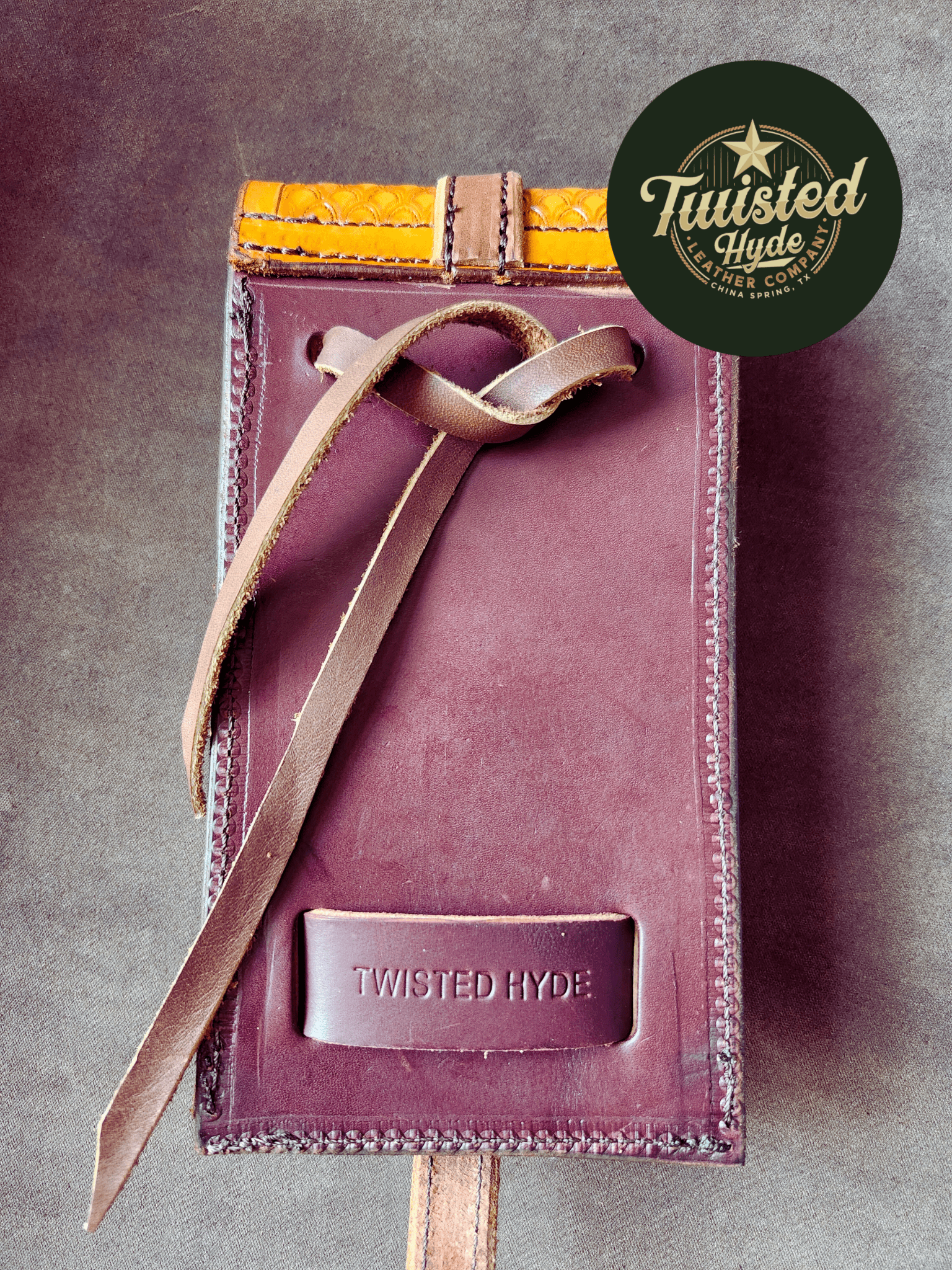 Rear Cinch Saddle Bag - Twisted Hyde Leather Co.