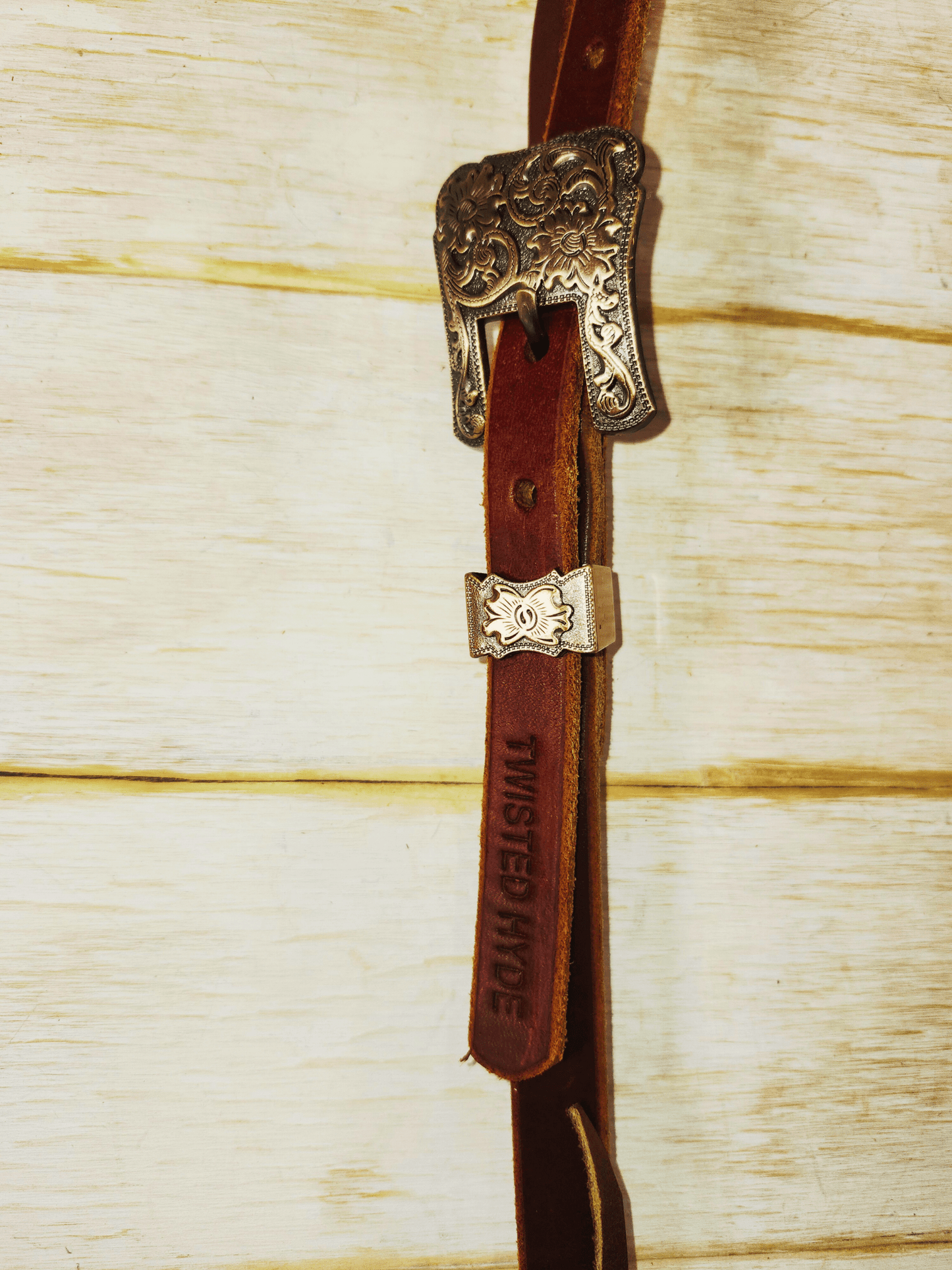 Short Cheek Browband Headstall - Twisted Hyde Leather Co.