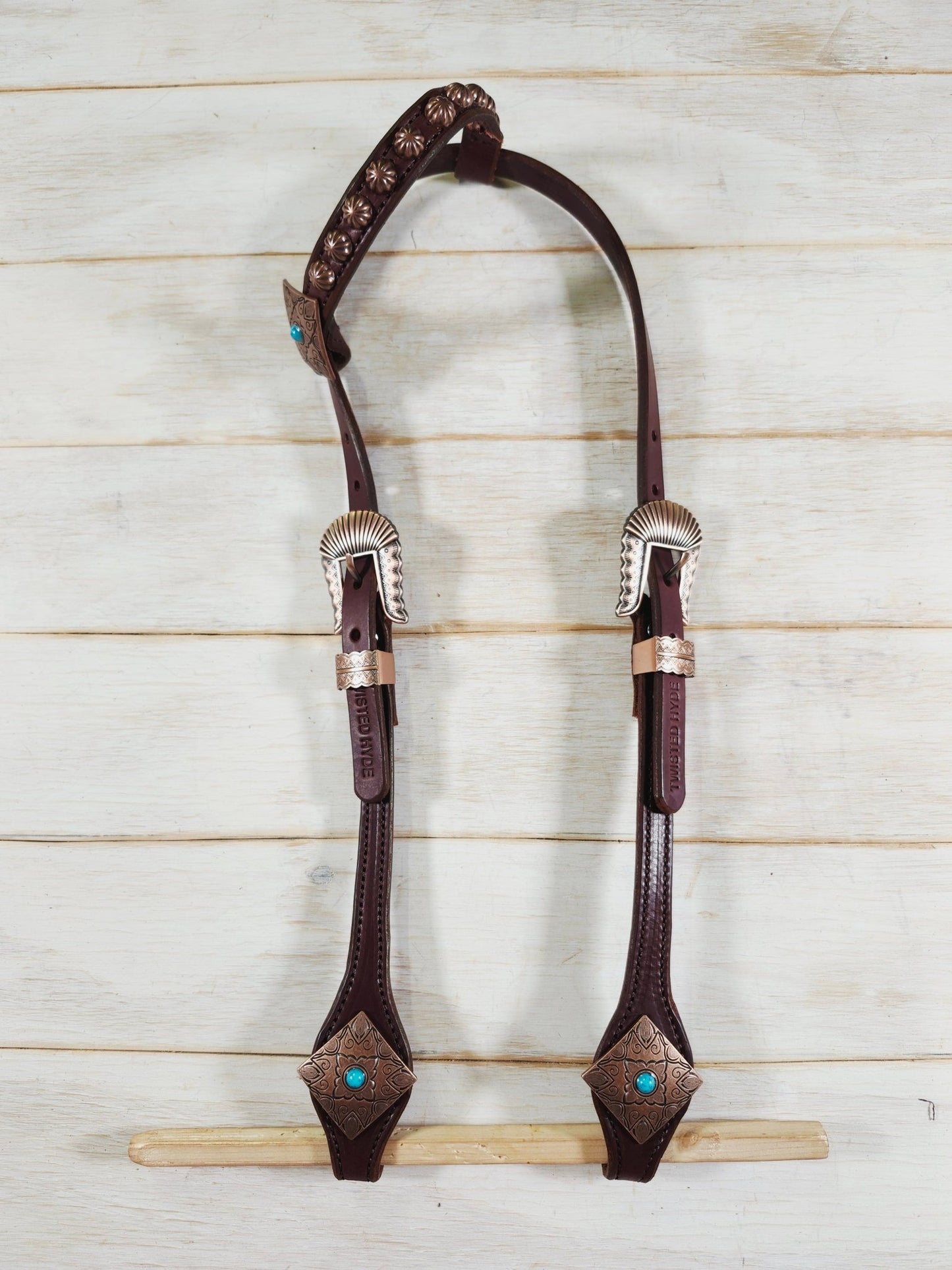Single Ear Headstall - Twisted Hyde Leather Co.