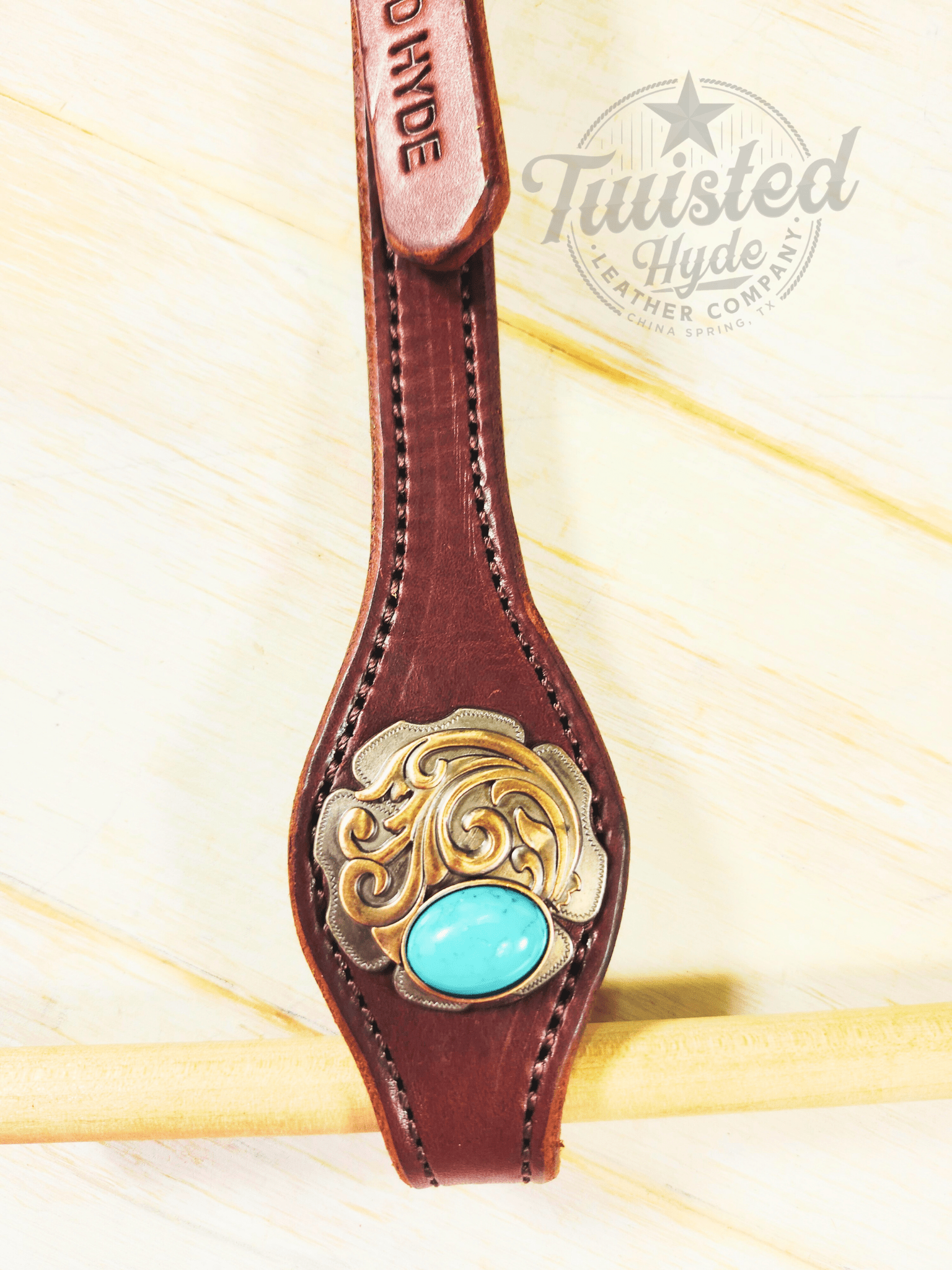 Single Ear Headstall - Twisted Hyde Leather Co.