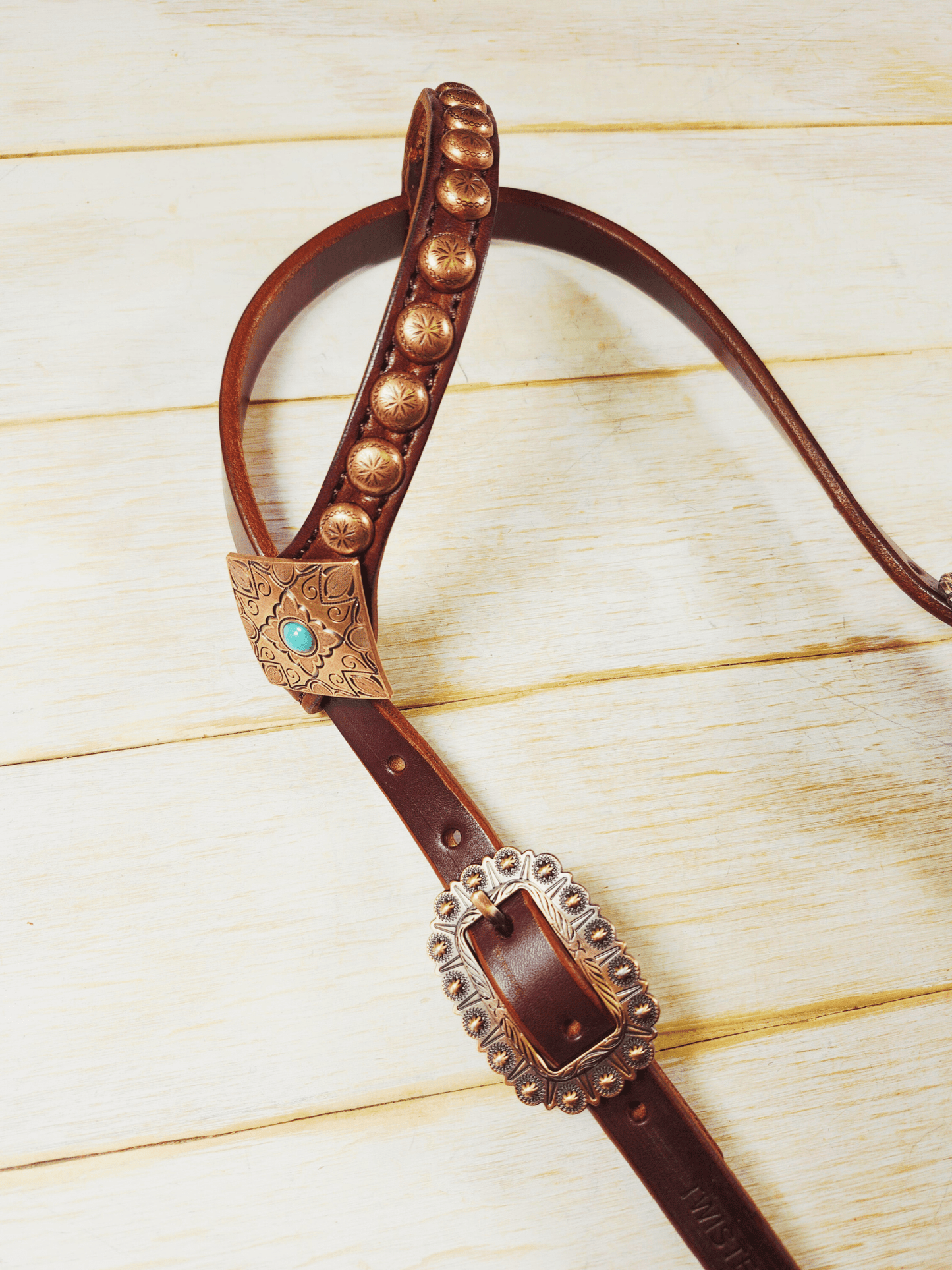 Single Ear Headstall - Twisted Hyde Leather Co.
