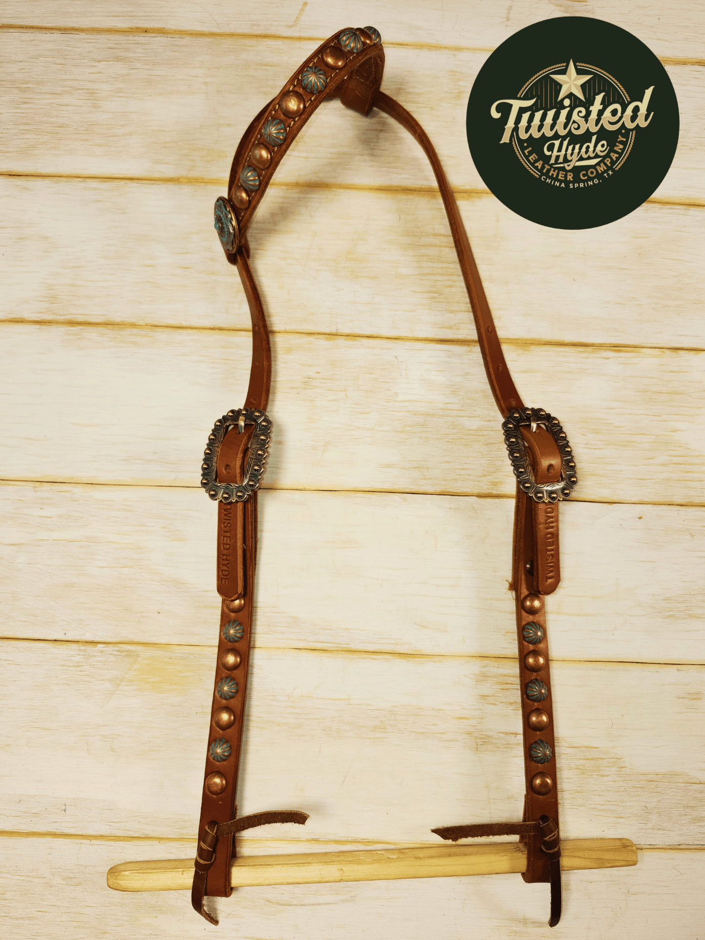 Single Ear Headstall - Twisted Hyde Leather Co.