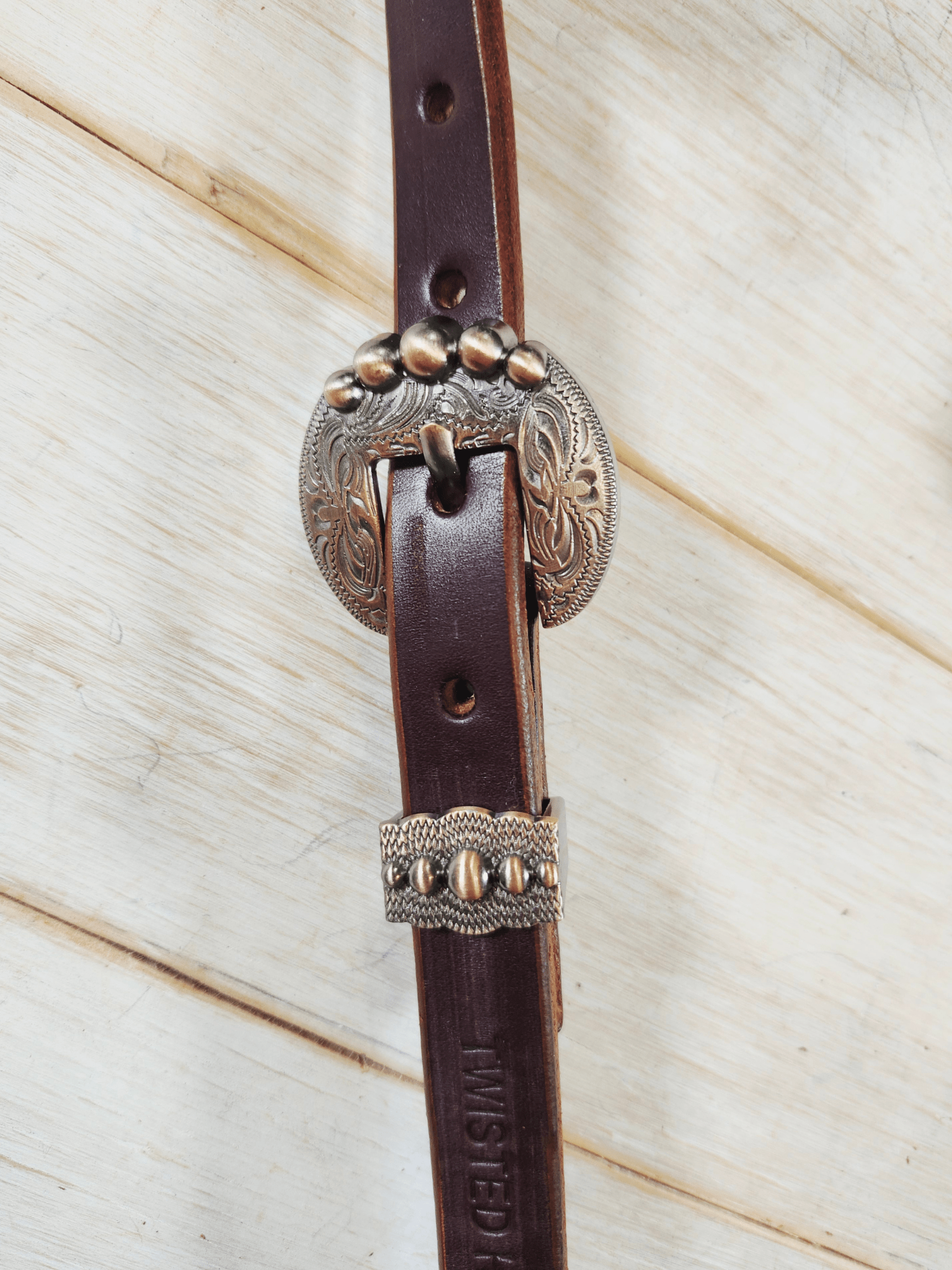 Single Ear Headstall - Twisted Hyde Leather Co.