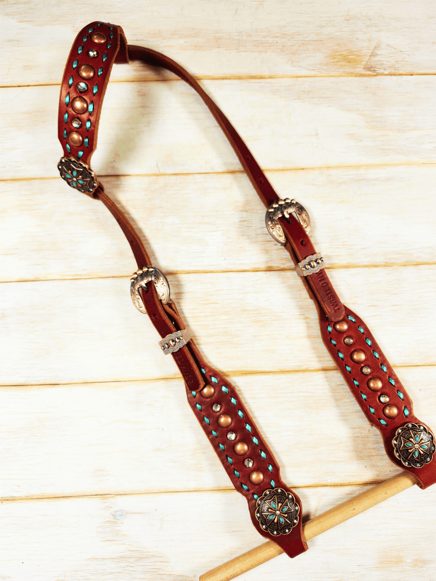 Single Ear Headstall - Twisted Hyde Leather Co.