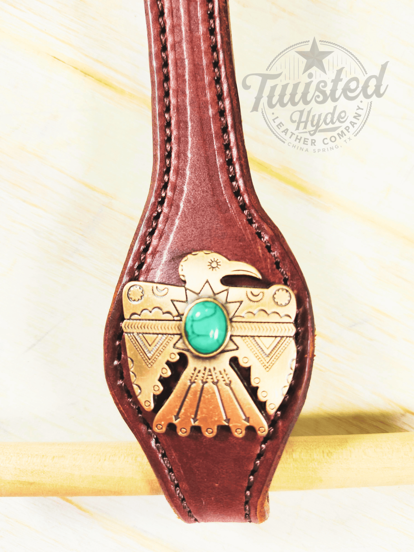 Single Ear Headstall - Twisted Hyde Leather Co.
