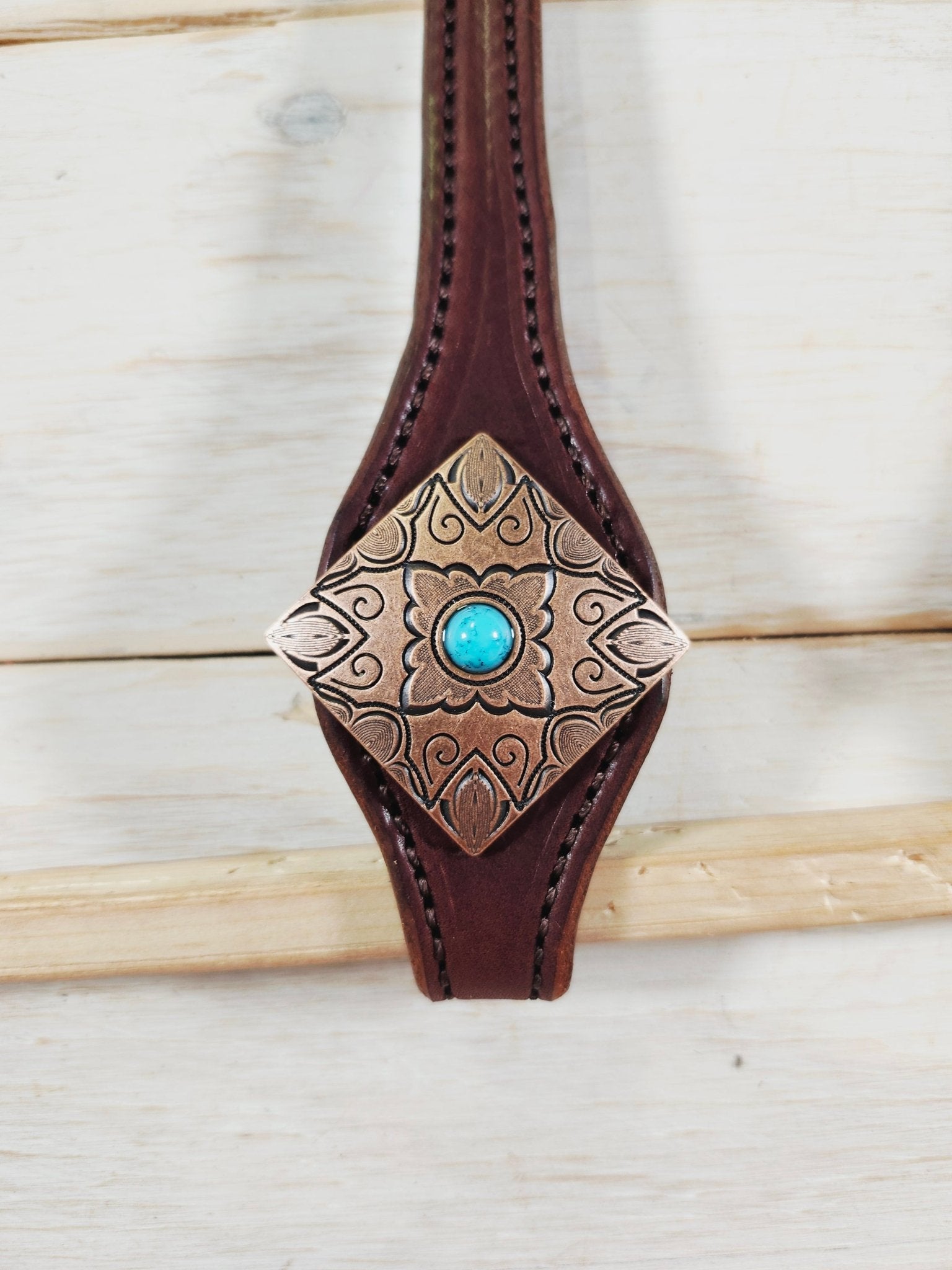 Single Ear Headstall - Twisted Hyde Leather Co.