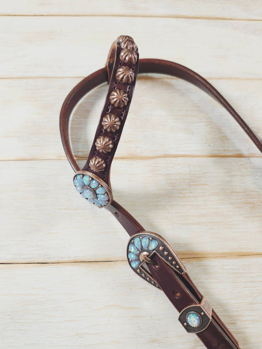 Single Ear Headstall - Twisted Hyde Leather Co.