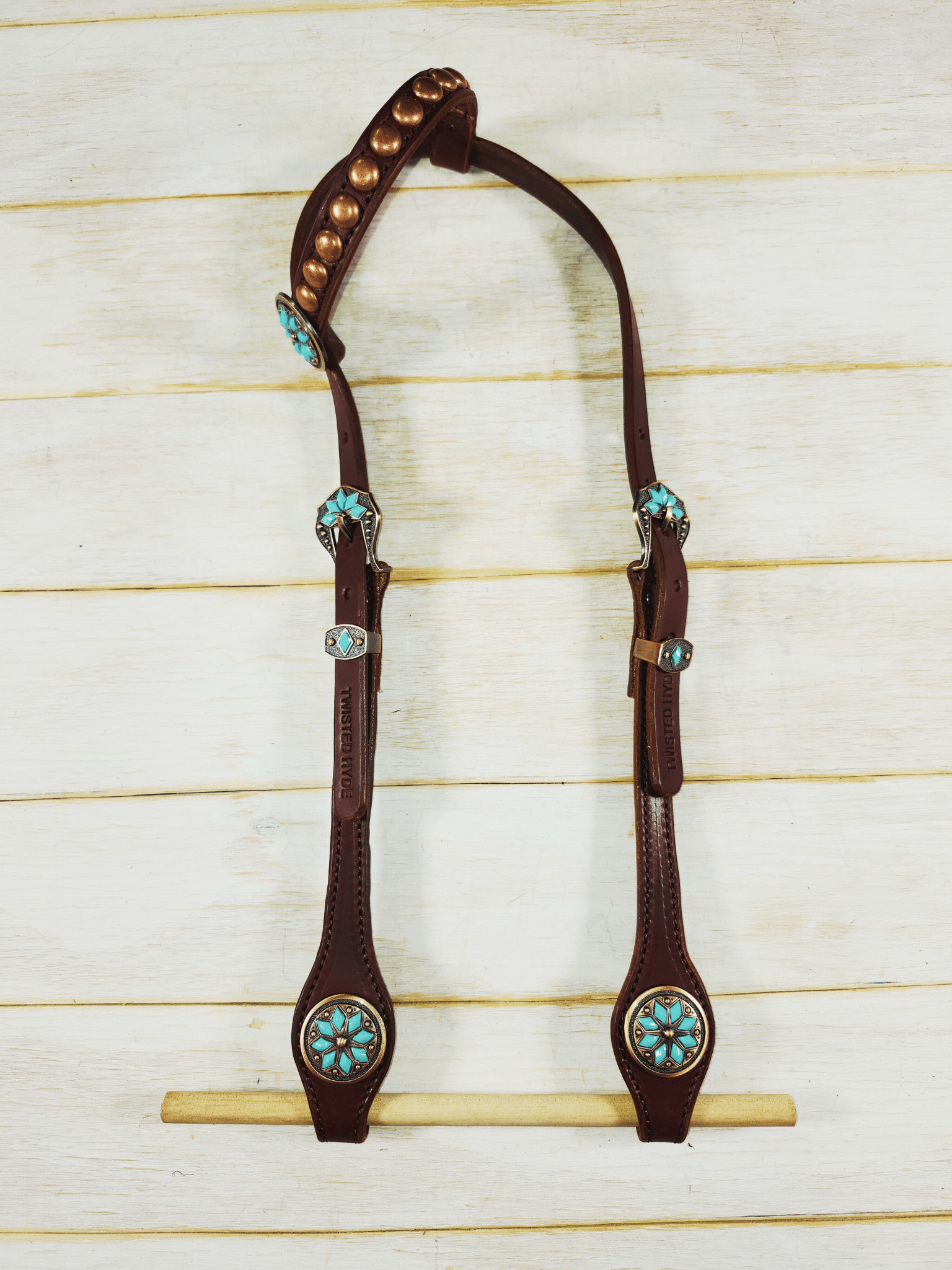 Single Ear Headstall - Twisted Hyde Leather Co.