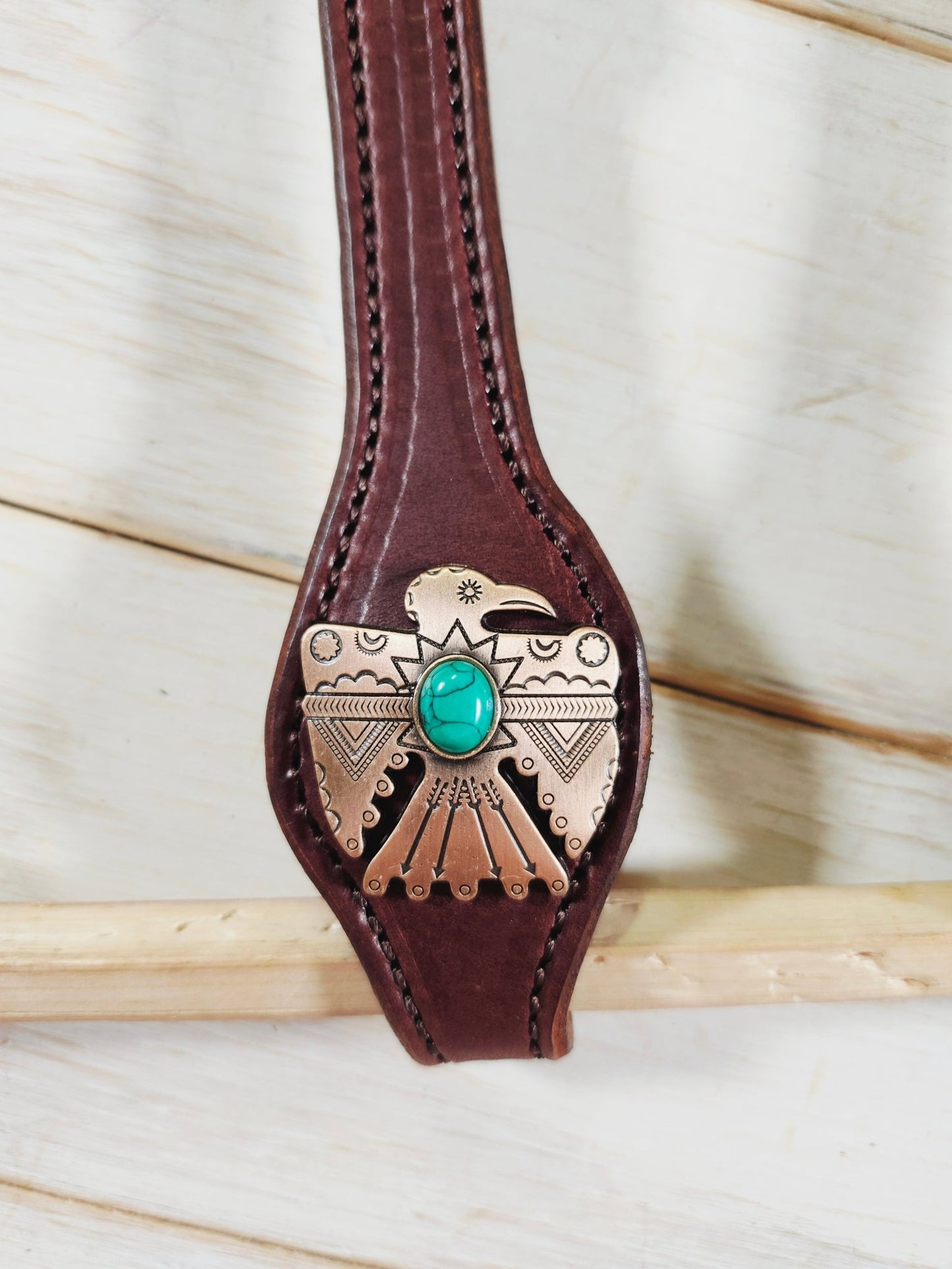 Single Ear Headstall - Twisted Hyde Leather Co.