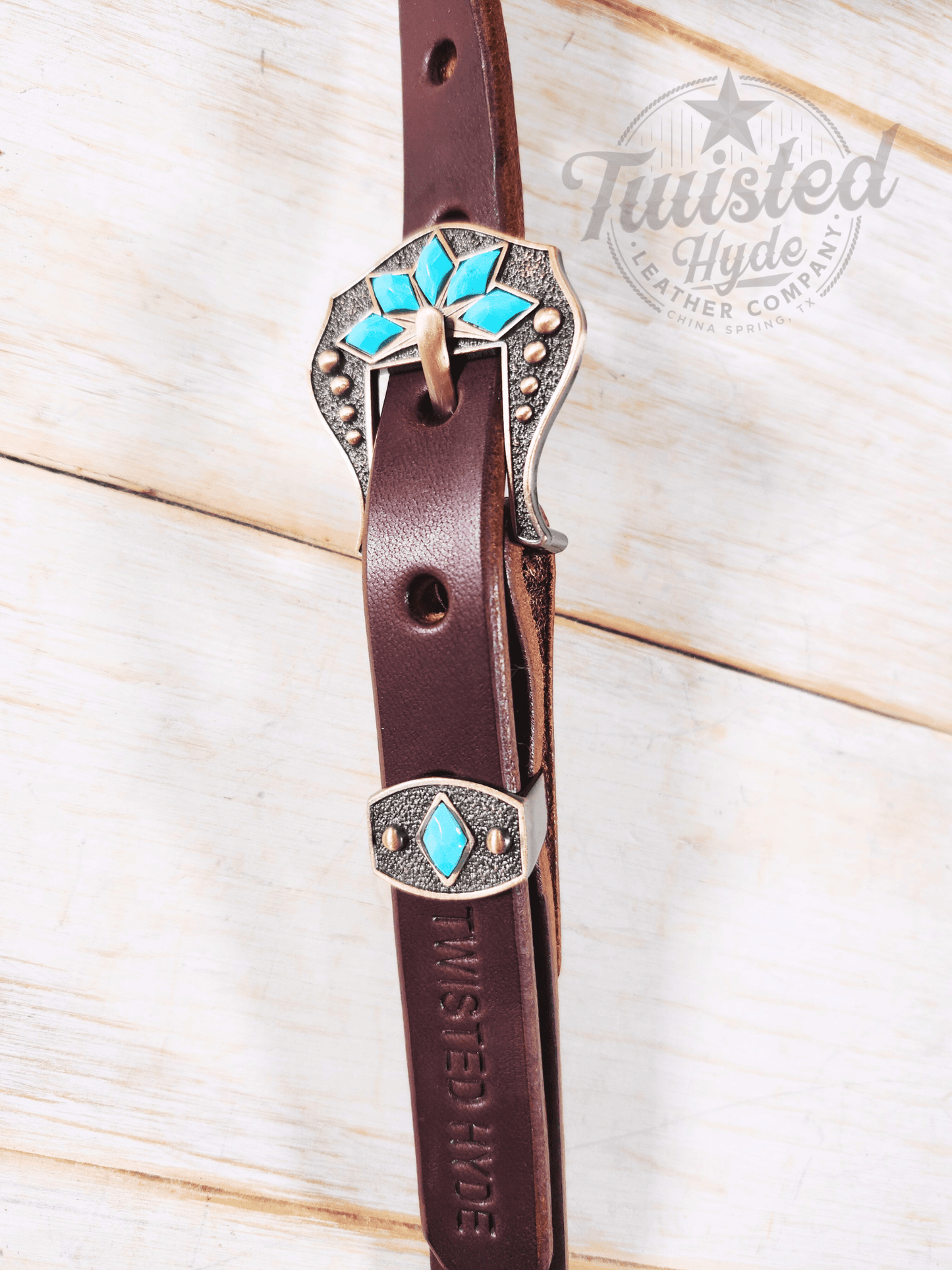 Single Ear Headstall - Twisted Hyde Leather Co.