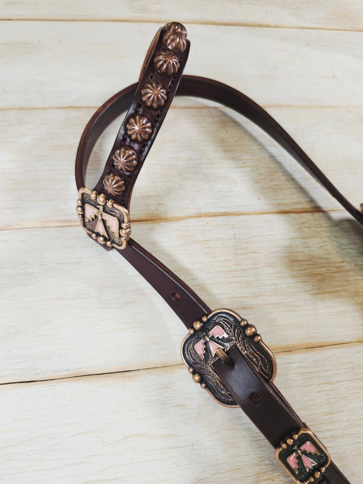 Single Ear Headstall - Twisted Hyde Leather Co.