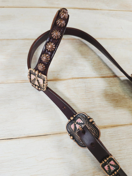 Single Ear Headstall - Twisted Hyde Leather Co.
